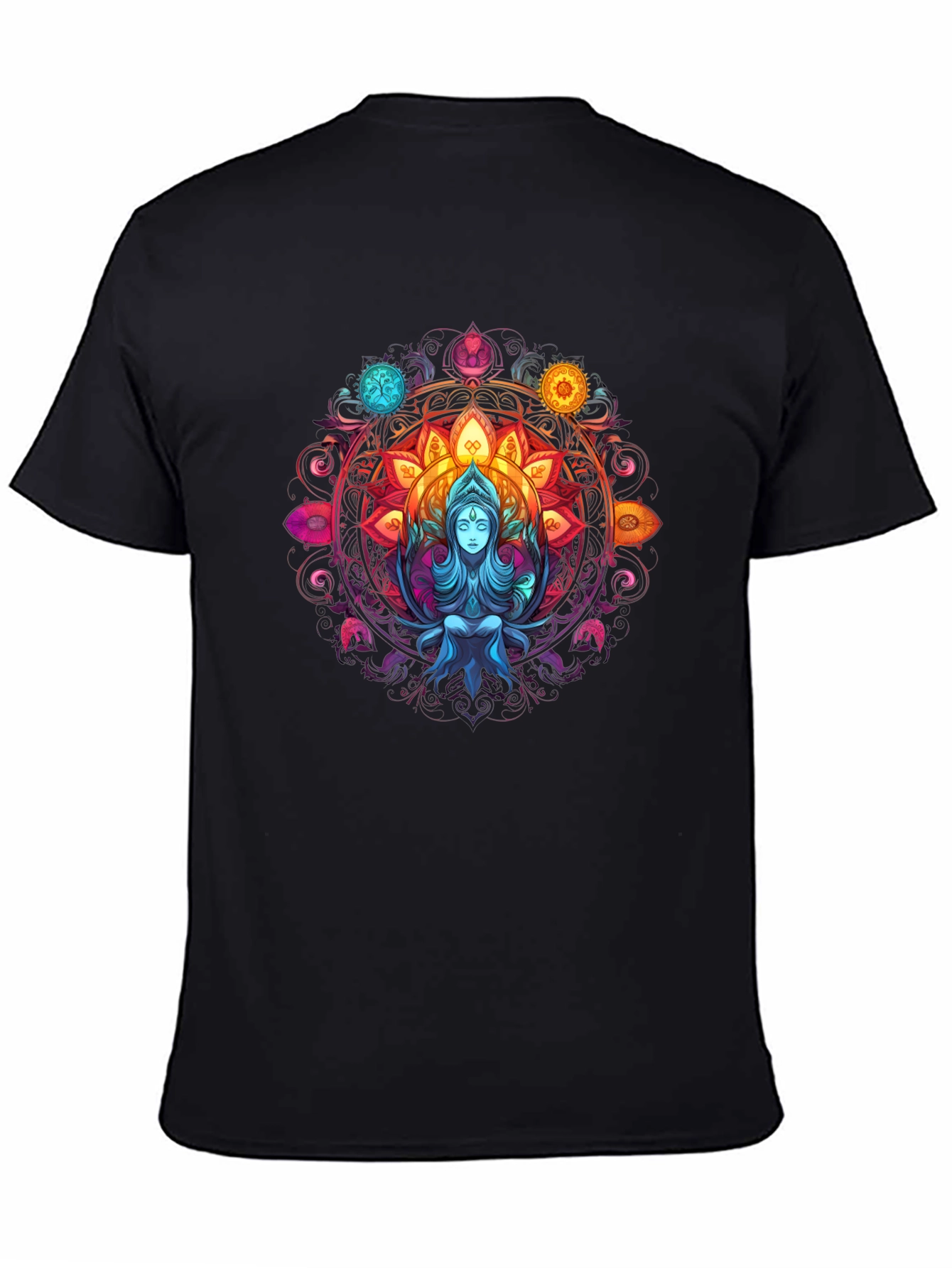 Mystic Mandala Graphic Tee - Spiritual Design