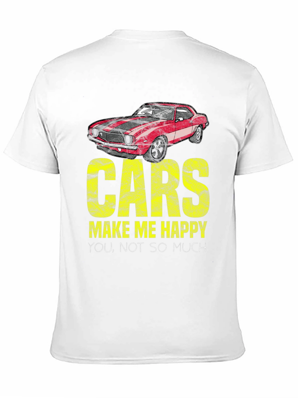 Cars Make Me Happy Graphic Tee