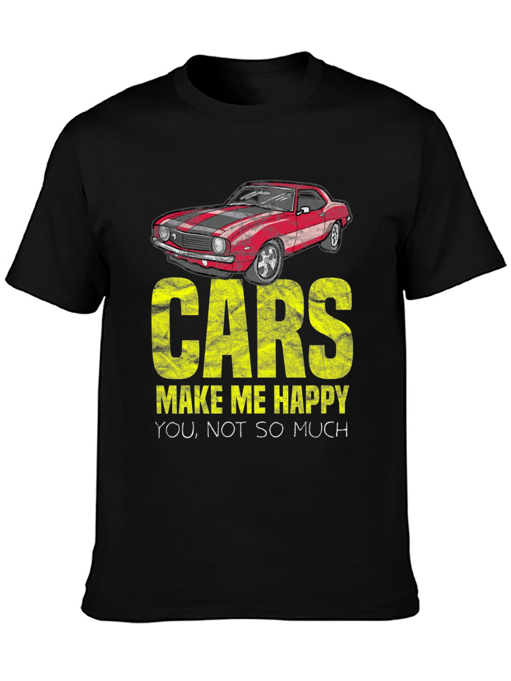 Cars Make Me Happy Graphic Tee