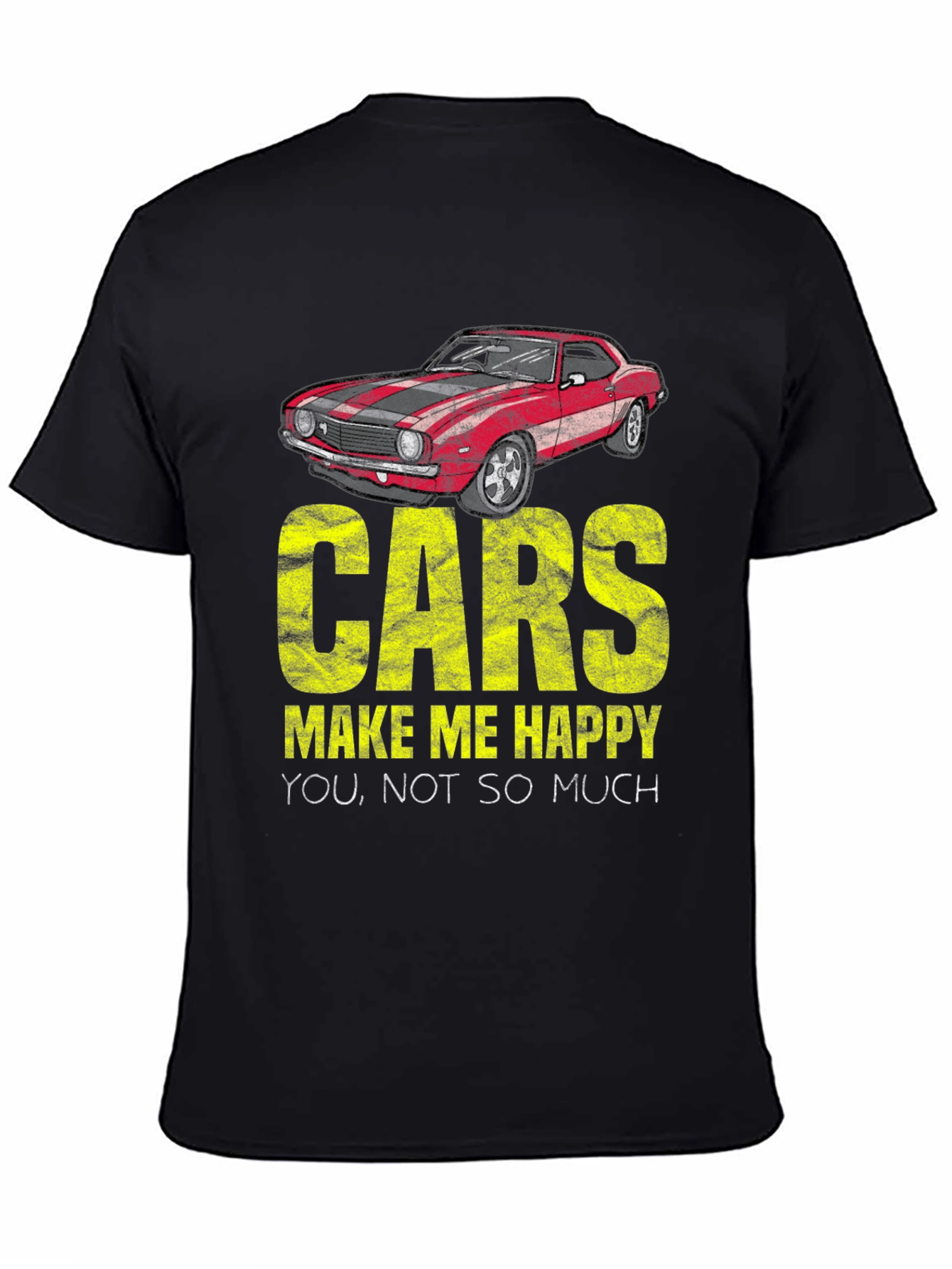 Cars Make Me Happy Graphic Tee