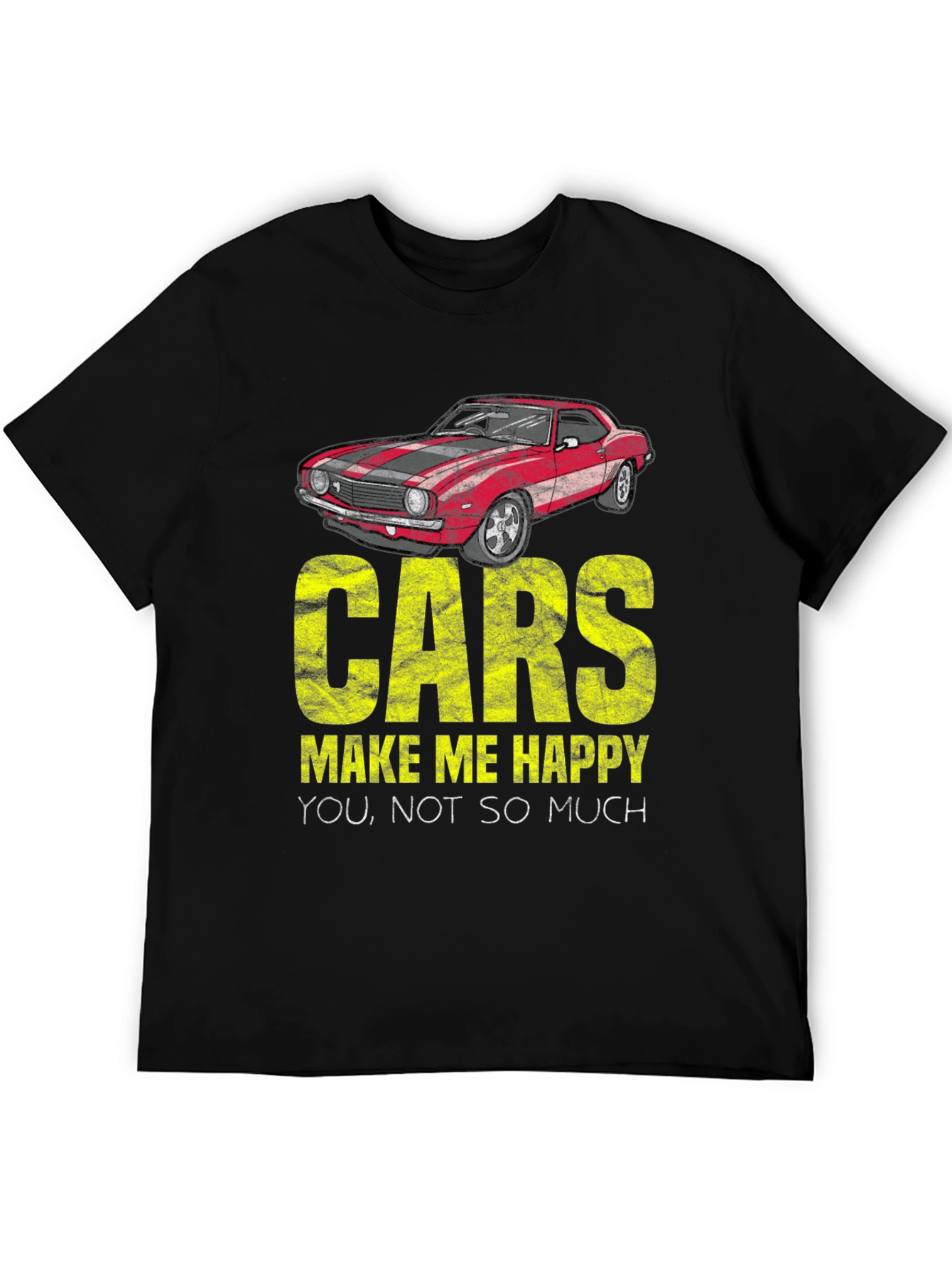 Cars Make Me Happy Graphic Tee