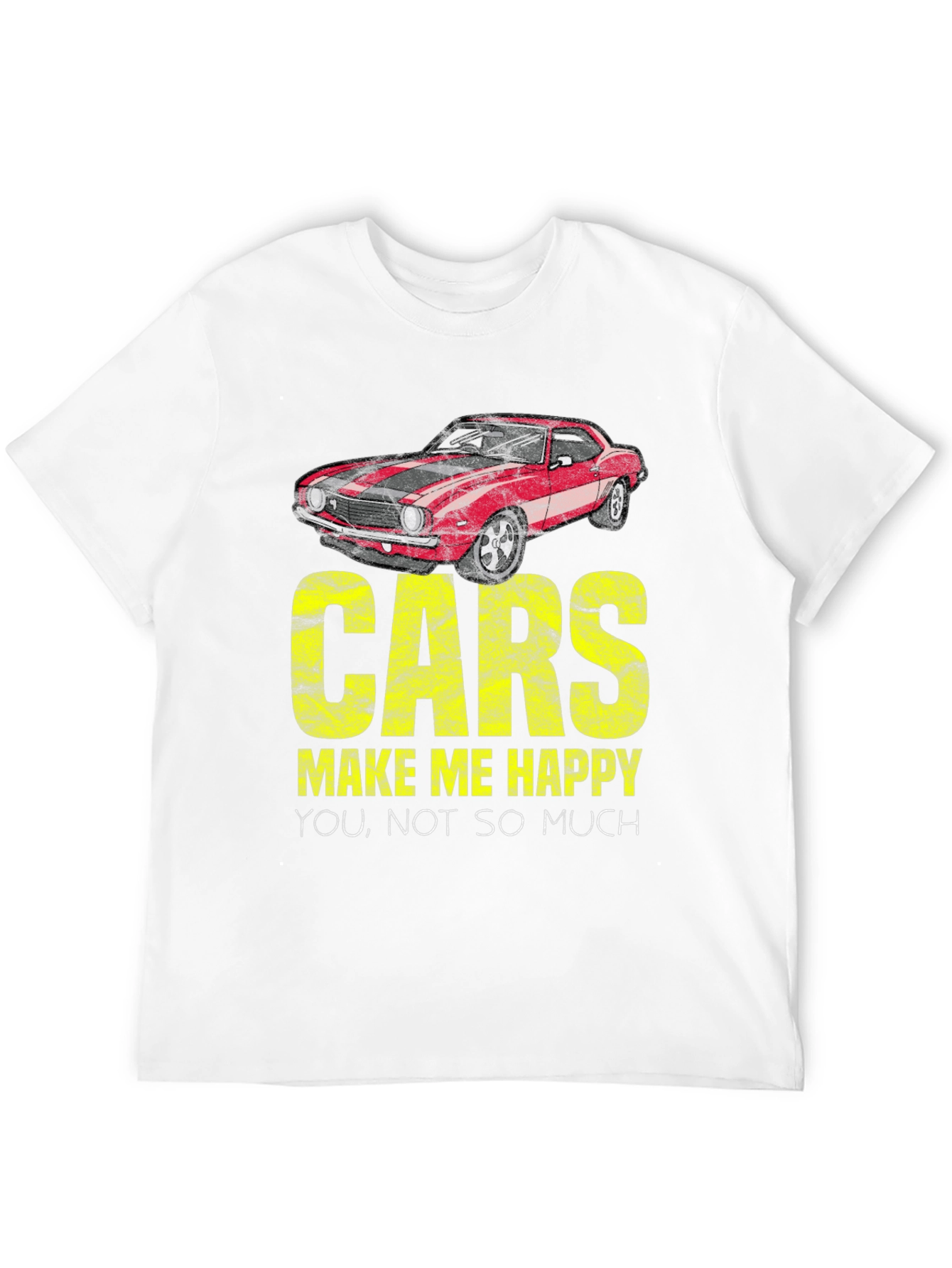 Cars Make Me Happy Graphic Tee