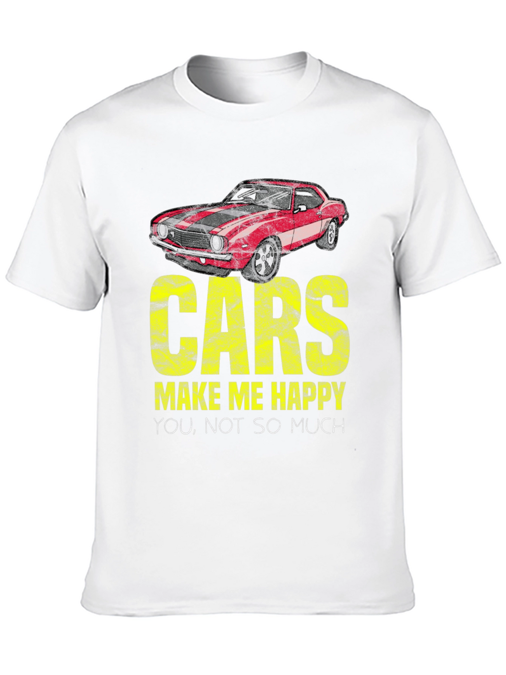 Cars Make Me Happy Graphic Tee