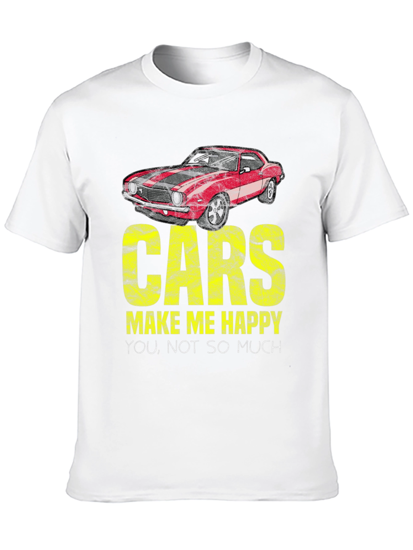 Cars Make Me Happy Graphic Tee