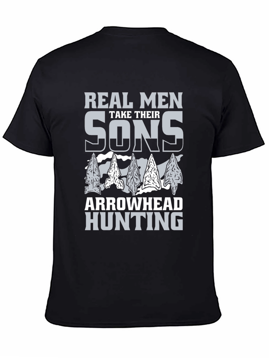 Real Men Arrowhead Hunting T-Shirt