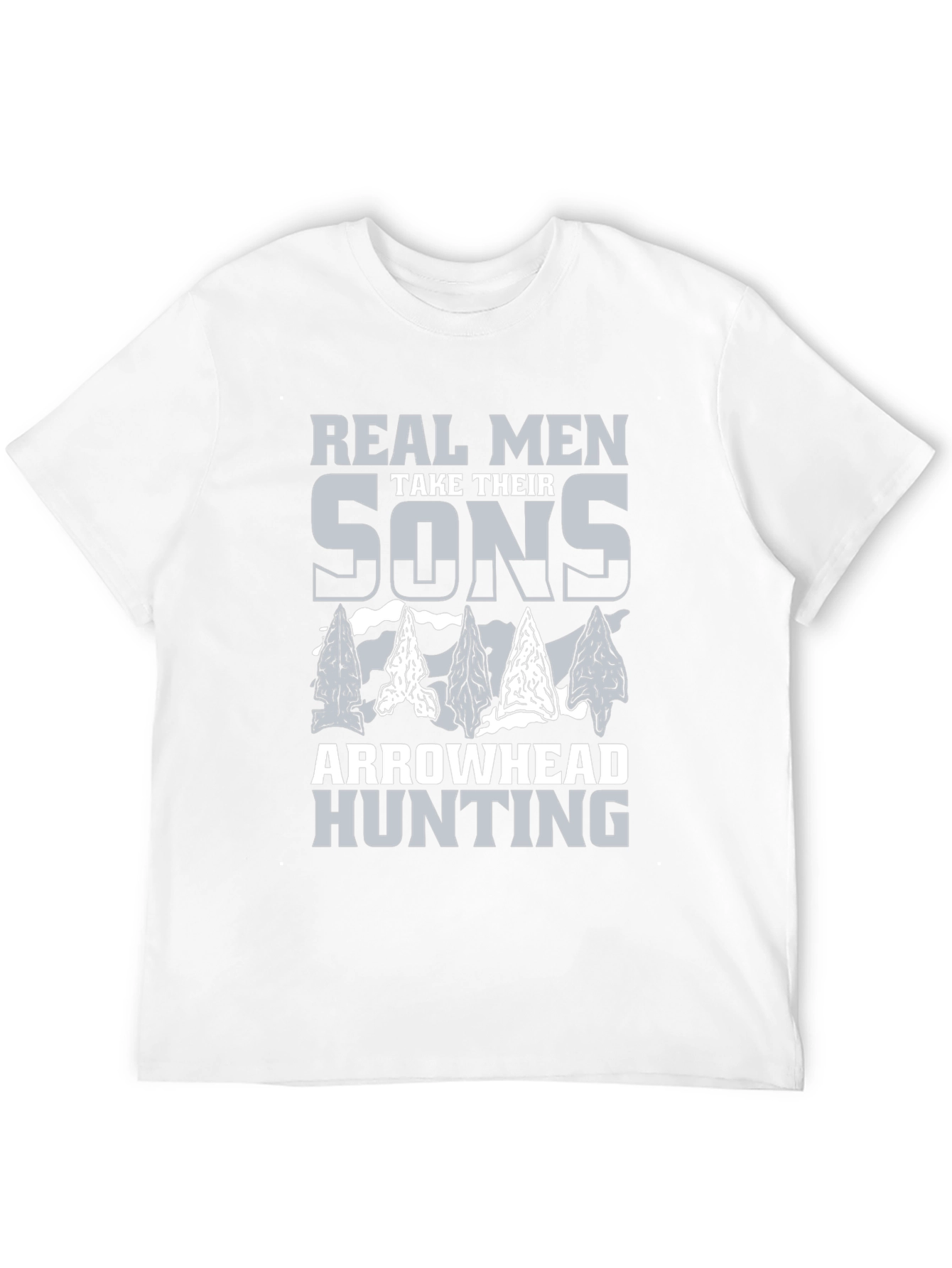 Real Men Arrowhead Hunting T-Shirt