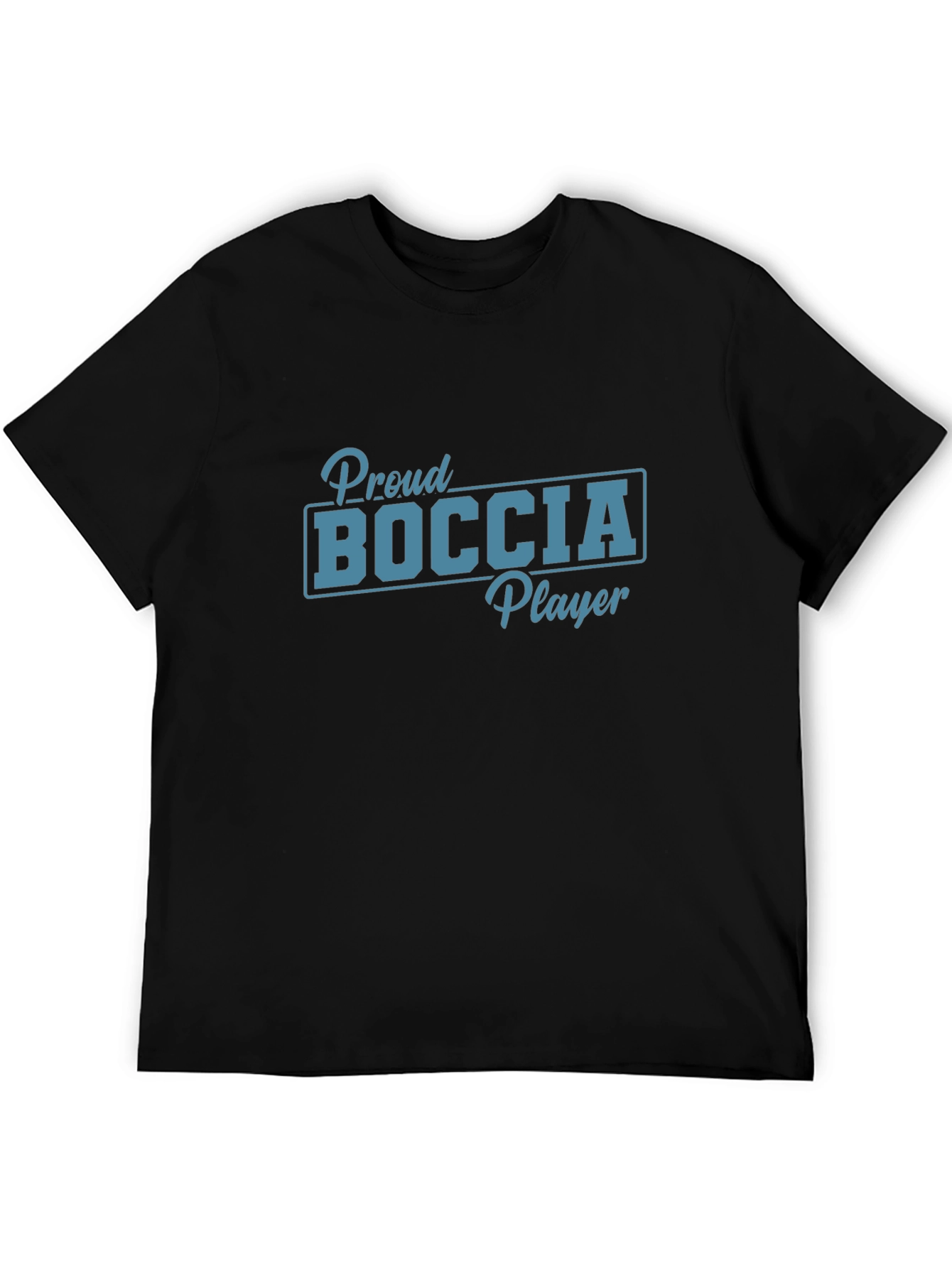 Proud Boccia Player Graphic Tee - Black