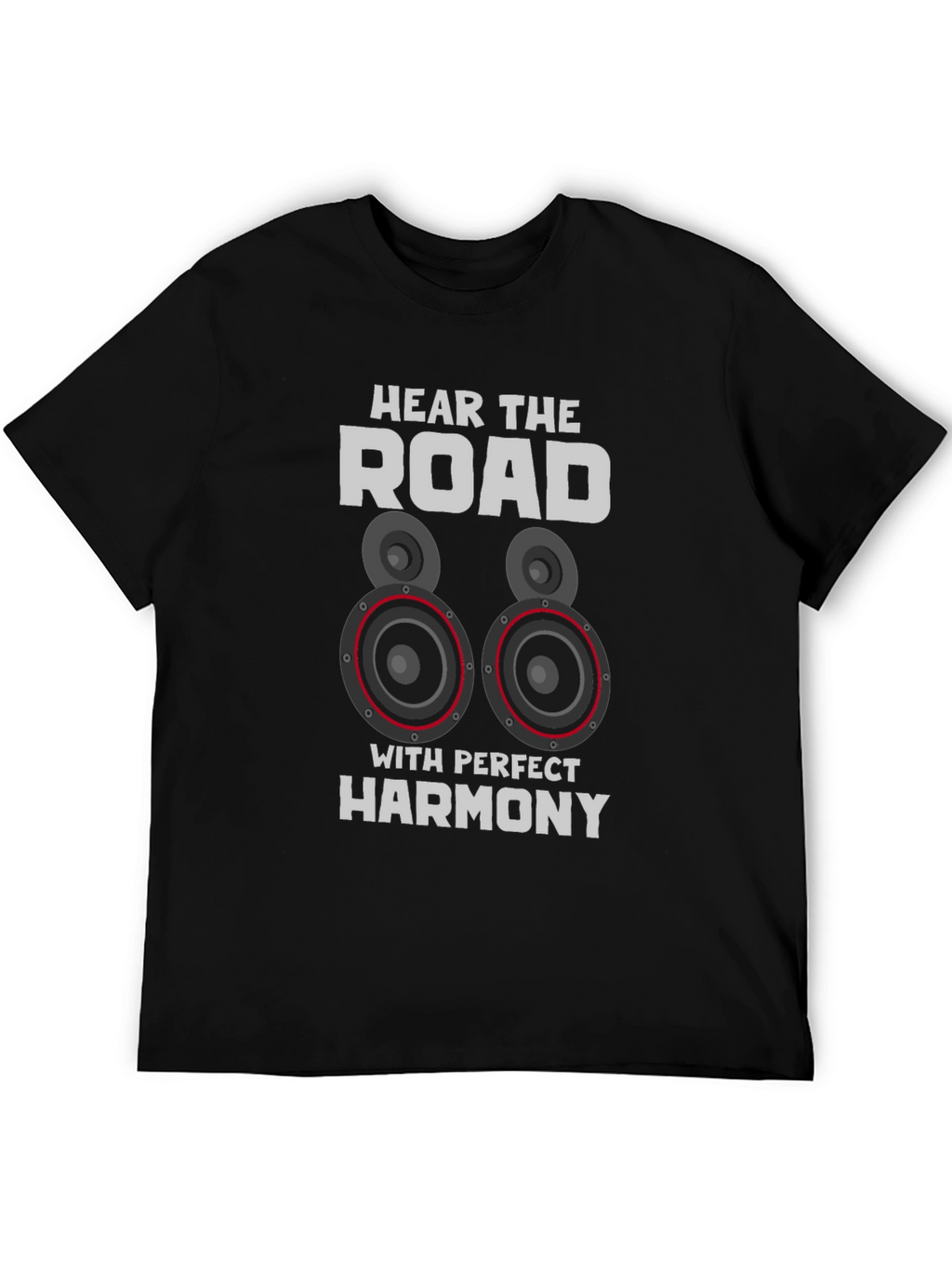 Hear The Road Mens Black T-Shirt