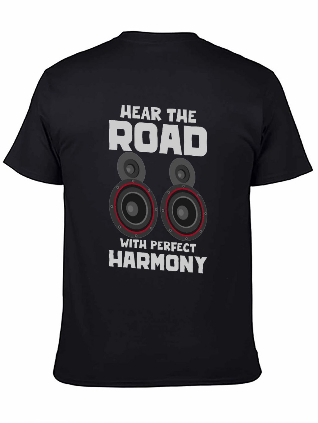 Hear The Road Mens Black T-Shirt
