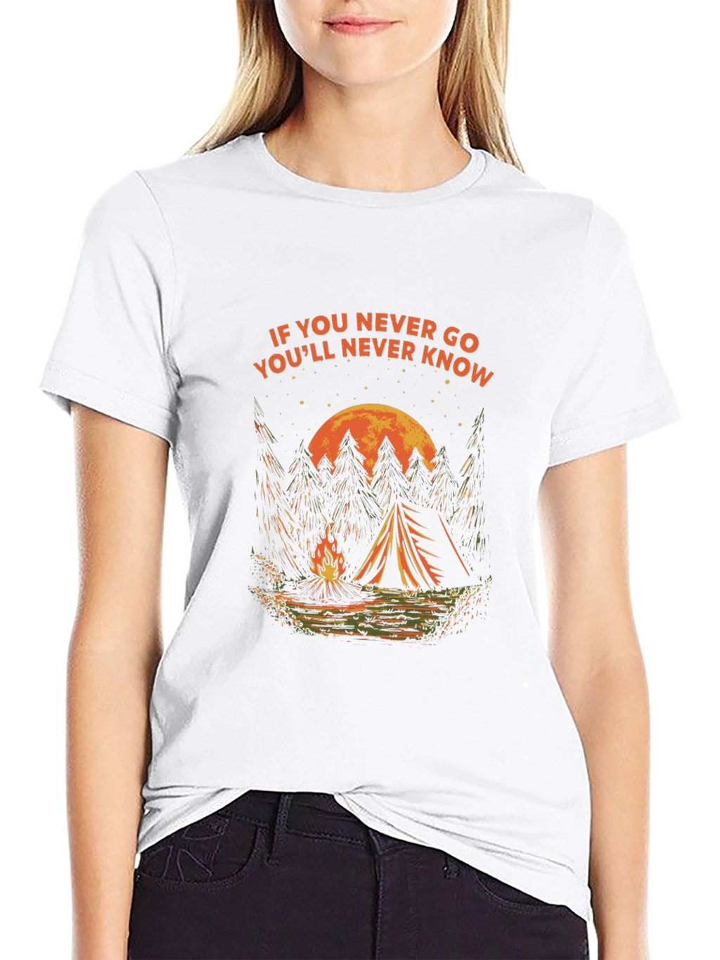 Camping Adventure T-Shirt - If You Never Go