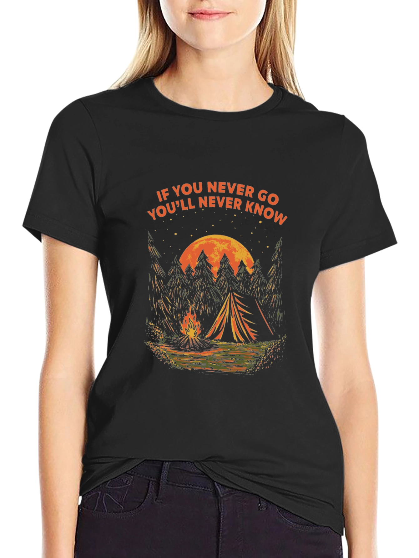 Camping Adventure T-Shirt - If You Never Go