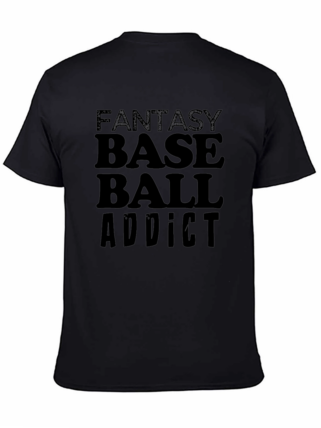 Fantasy Baseball Addict Graphic T-Shirt