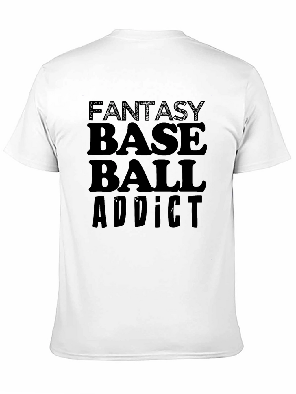 Fantasy Baseball Addict Graphic T-Shirt
