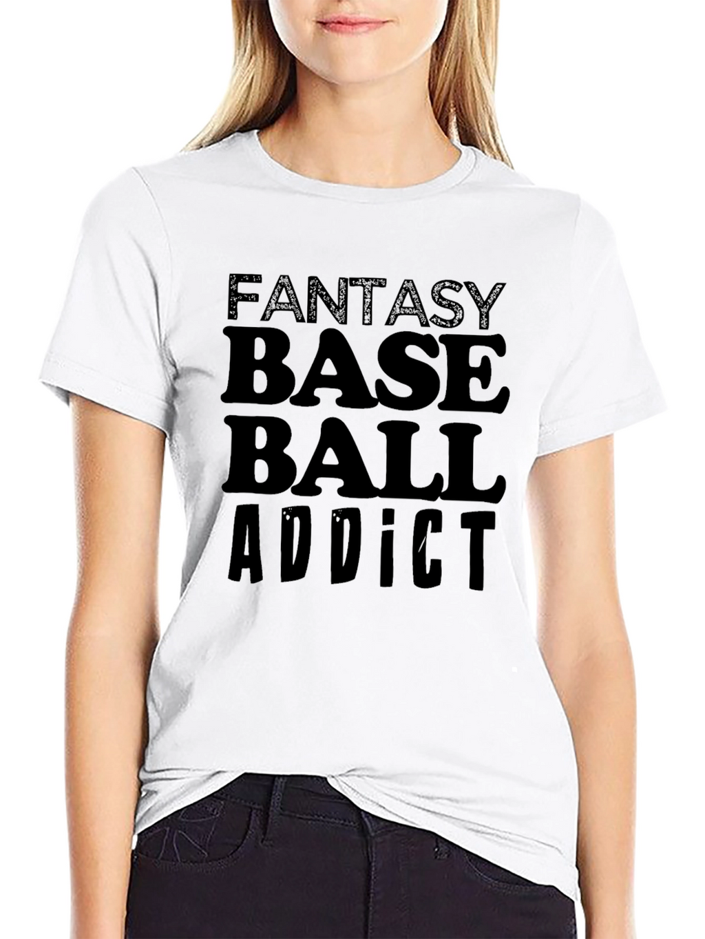 Fantasy Baseball Addict Graphic T-Shirt