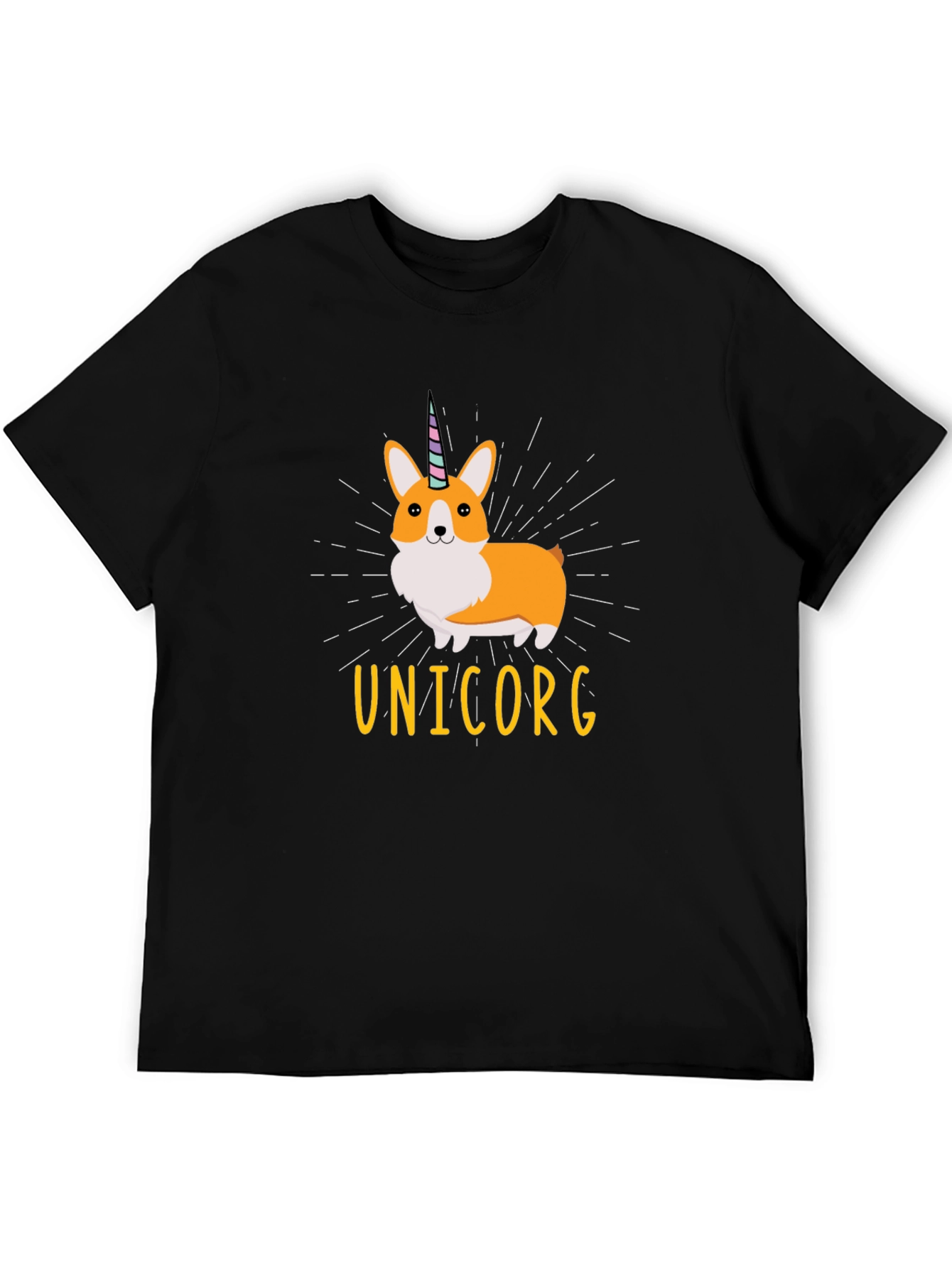 Unicorg T-Shirt: Cute Corgi Unicorn Graphic Tee
