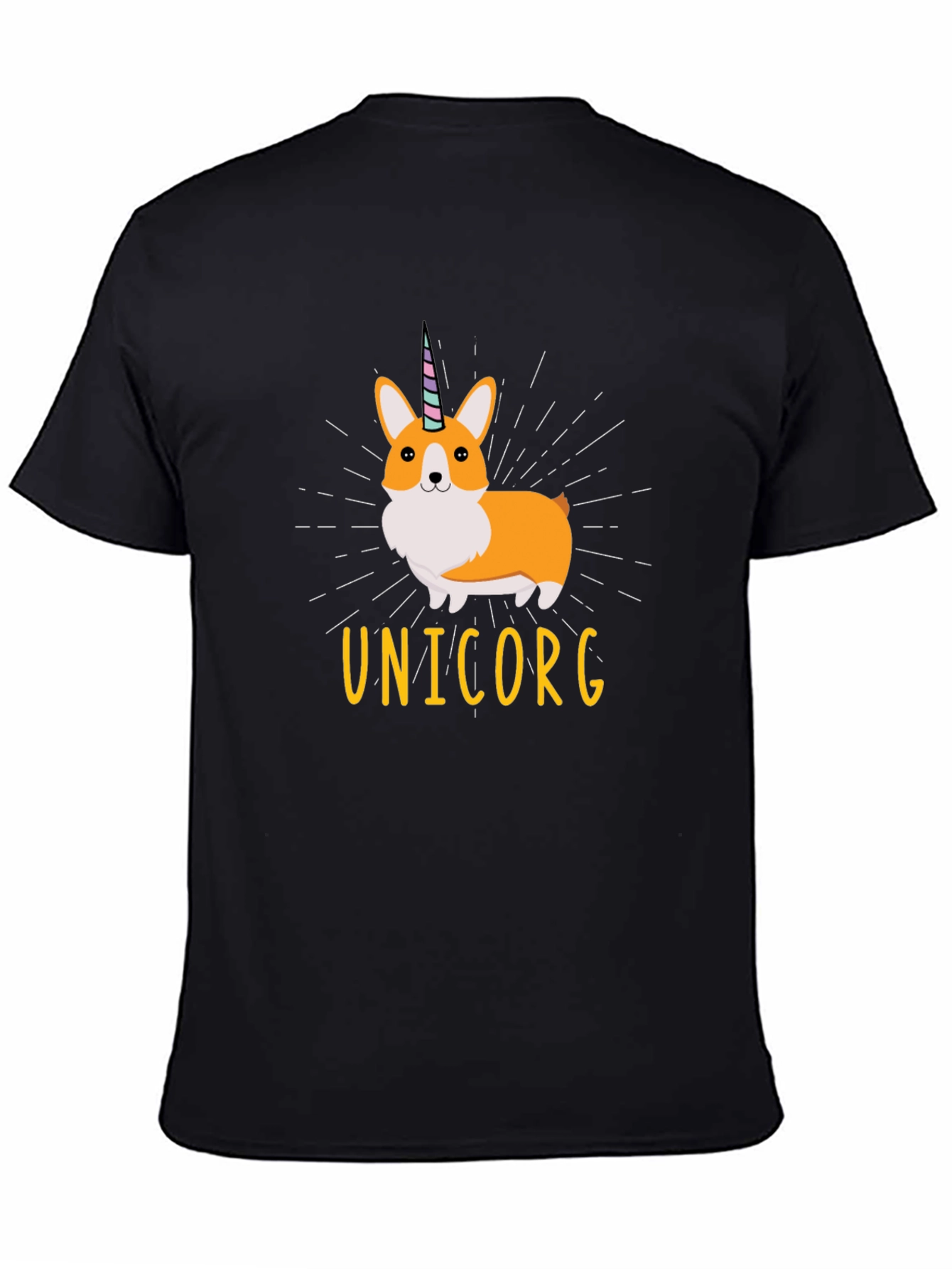Unicorg T-Shirt: Cute Corgi Unicorn Graphic Tee