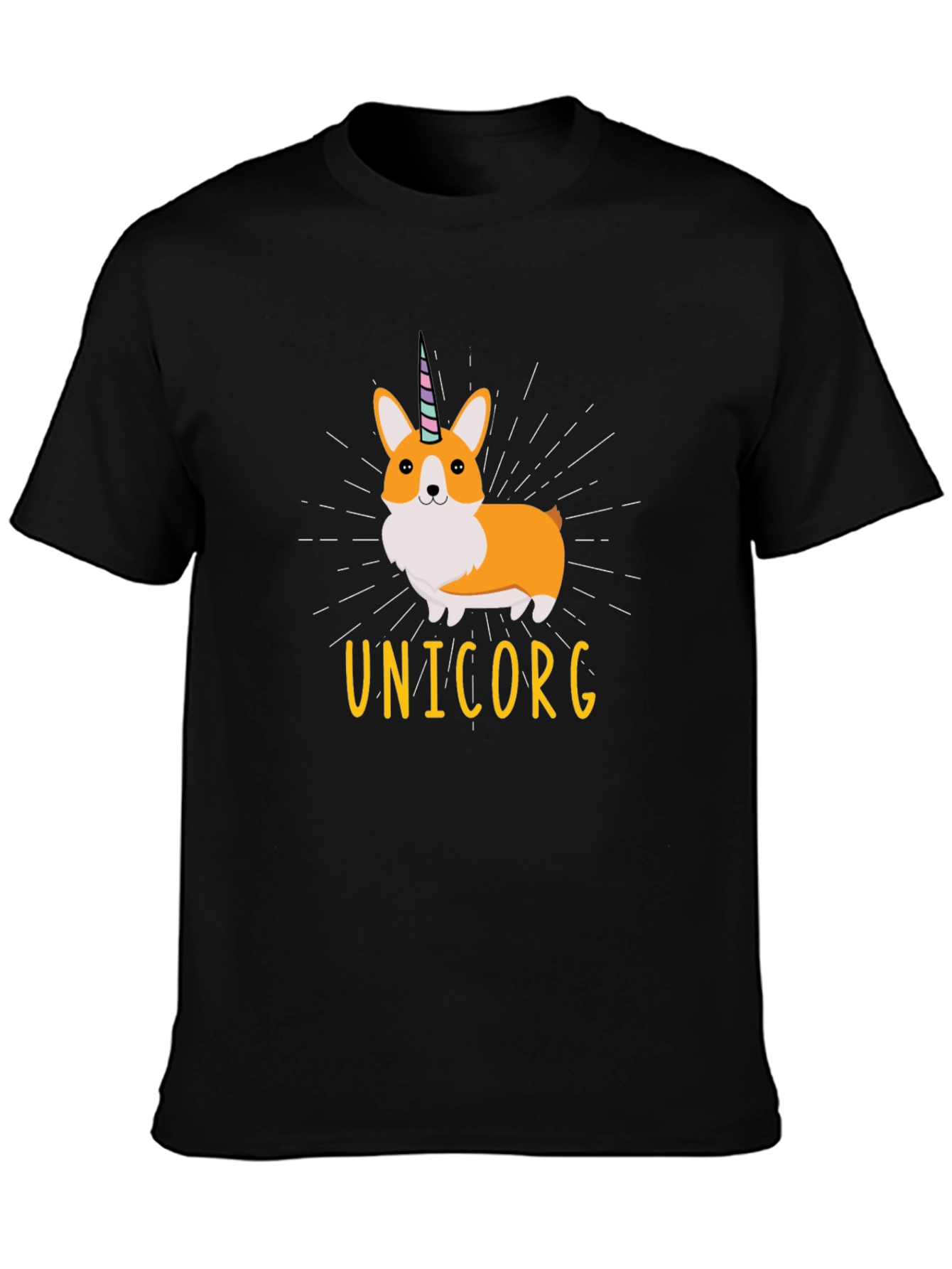 Unicorg T-Shirt: Cute Corgi Unicorn Graphic Tee