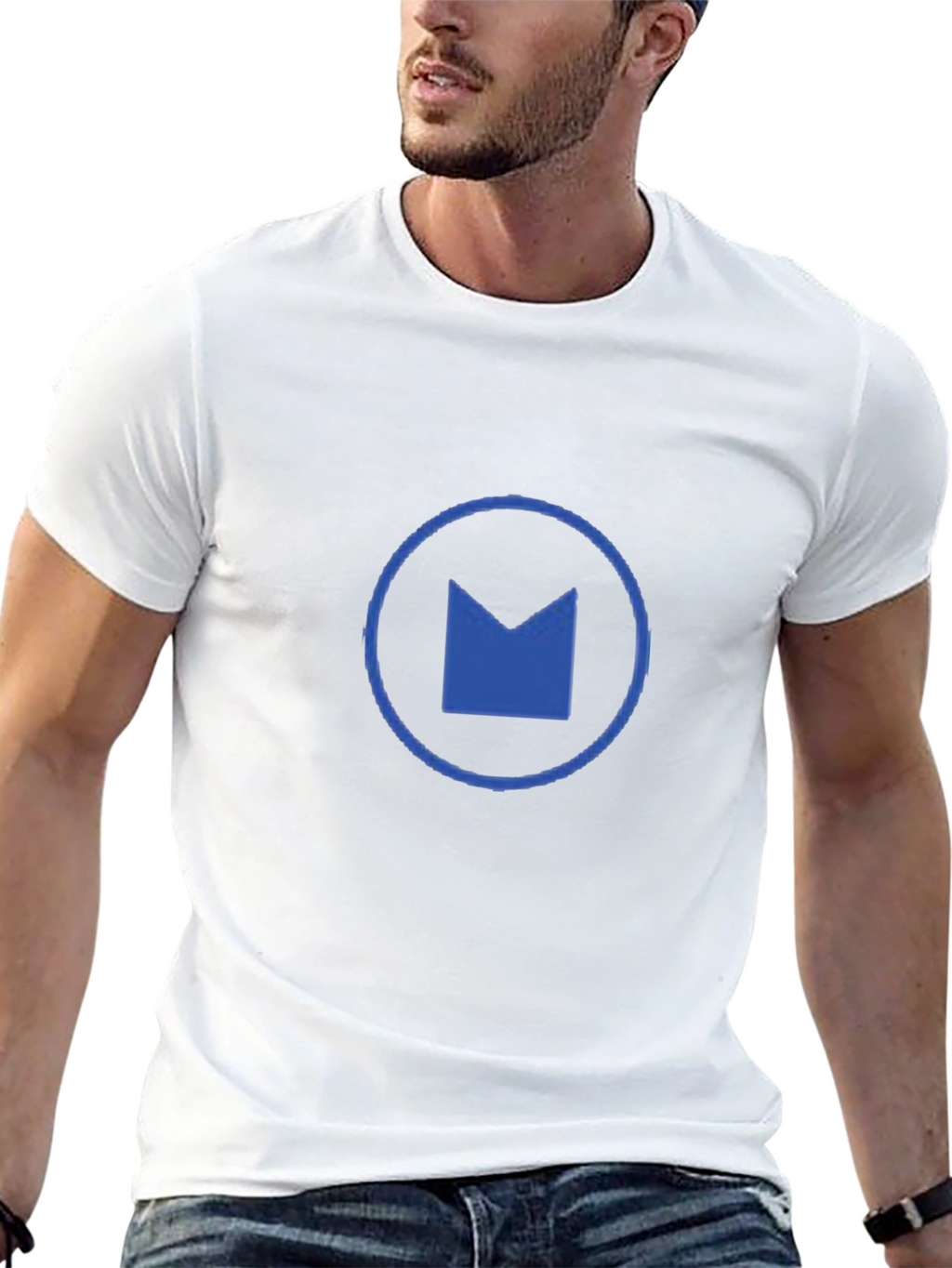 Modern Logo Black T-Shirt
