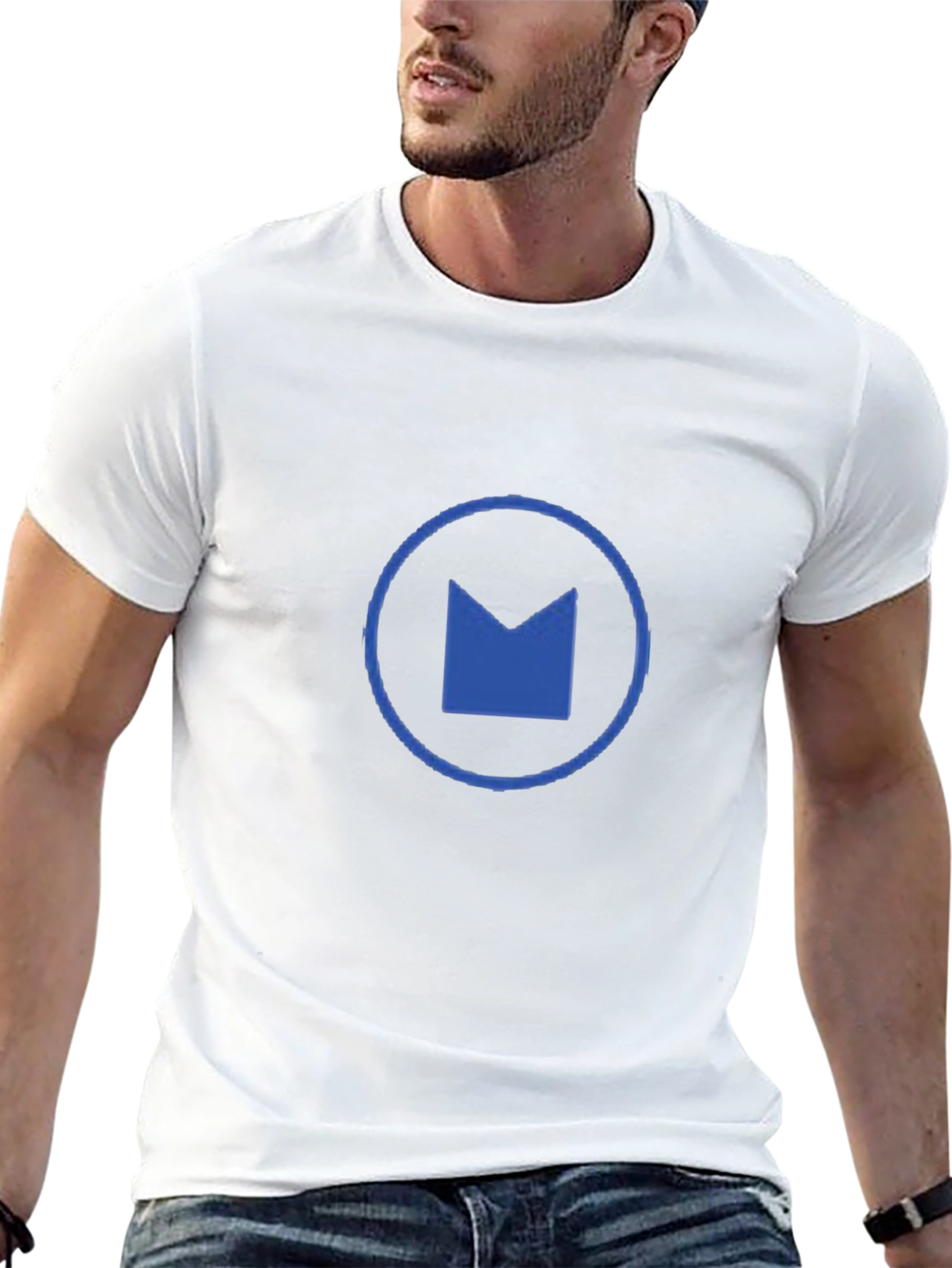 Modern Logo Black T-Shirt