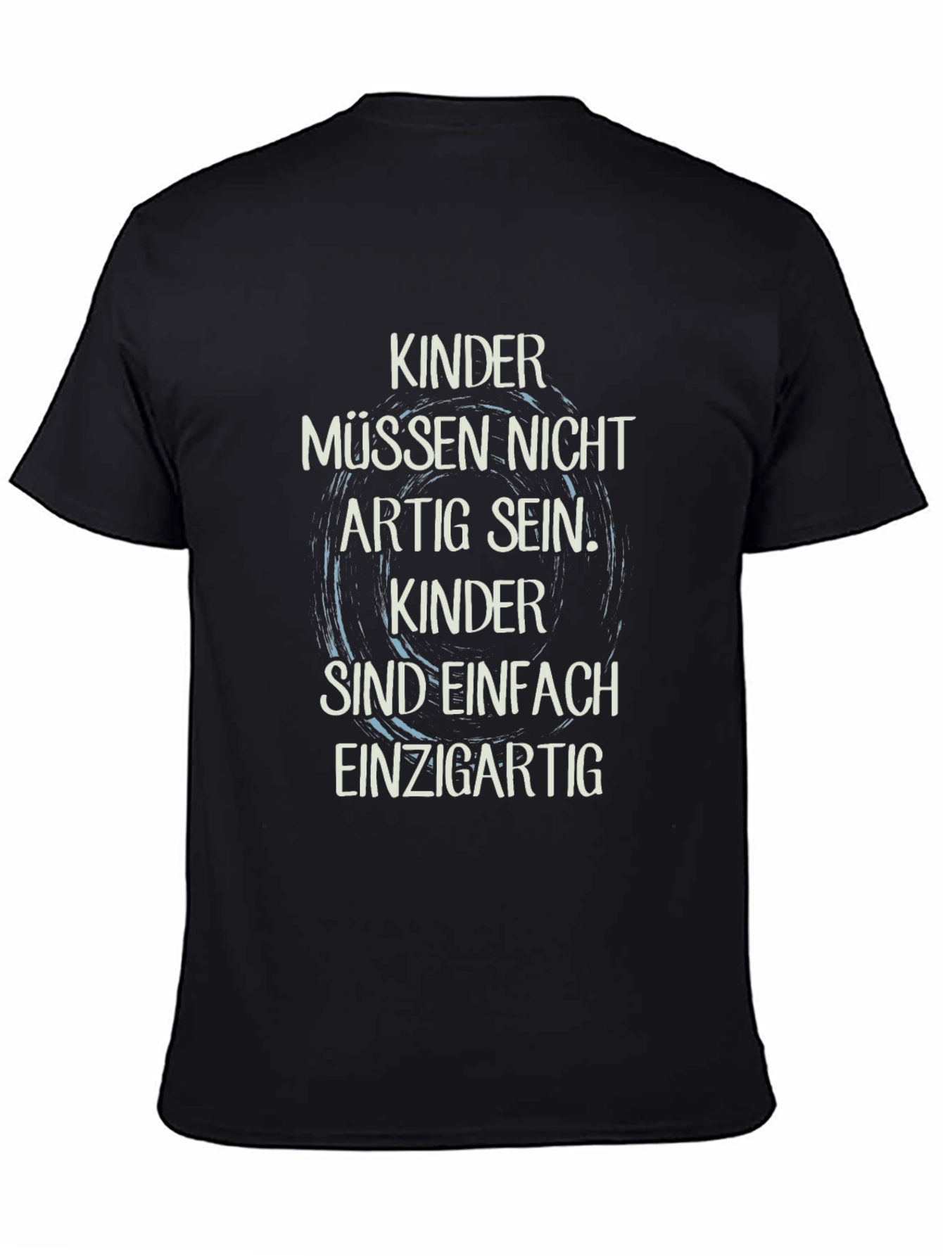 Kinder Uniqueness Black T-Shirt