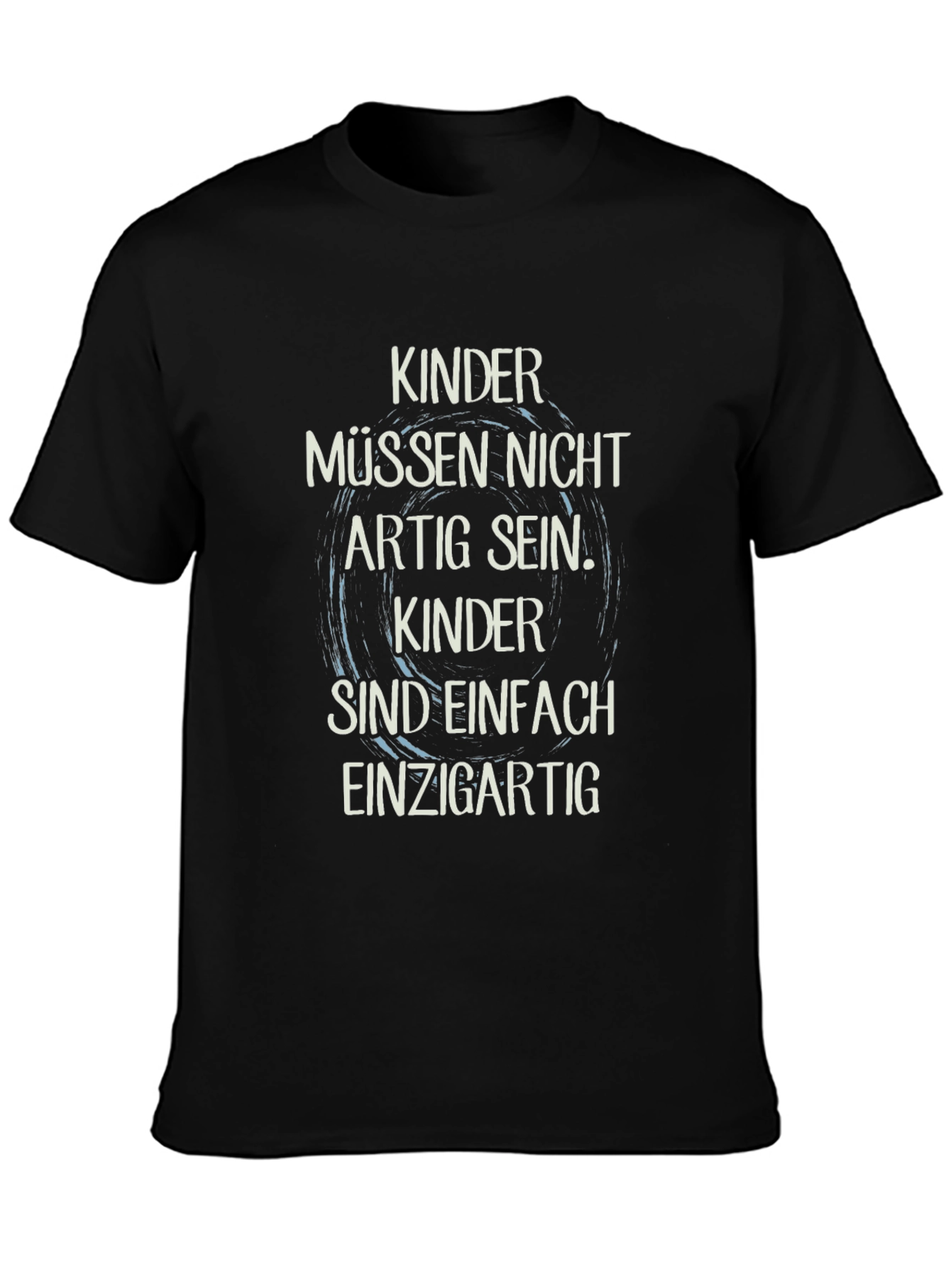 Kinder Uniqueness Black T-Shirt