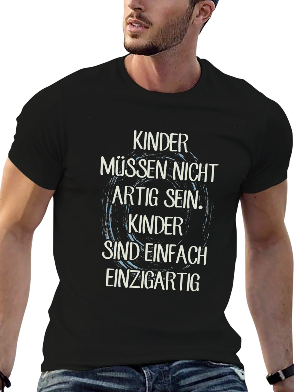 Kinder Uniqueness Black T-Shirt