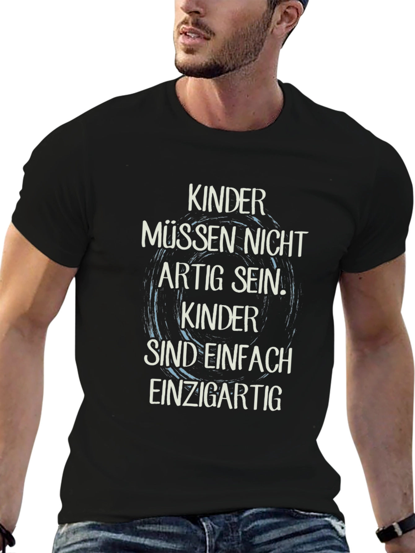 Kinder Uniqueness Black T-Shirt