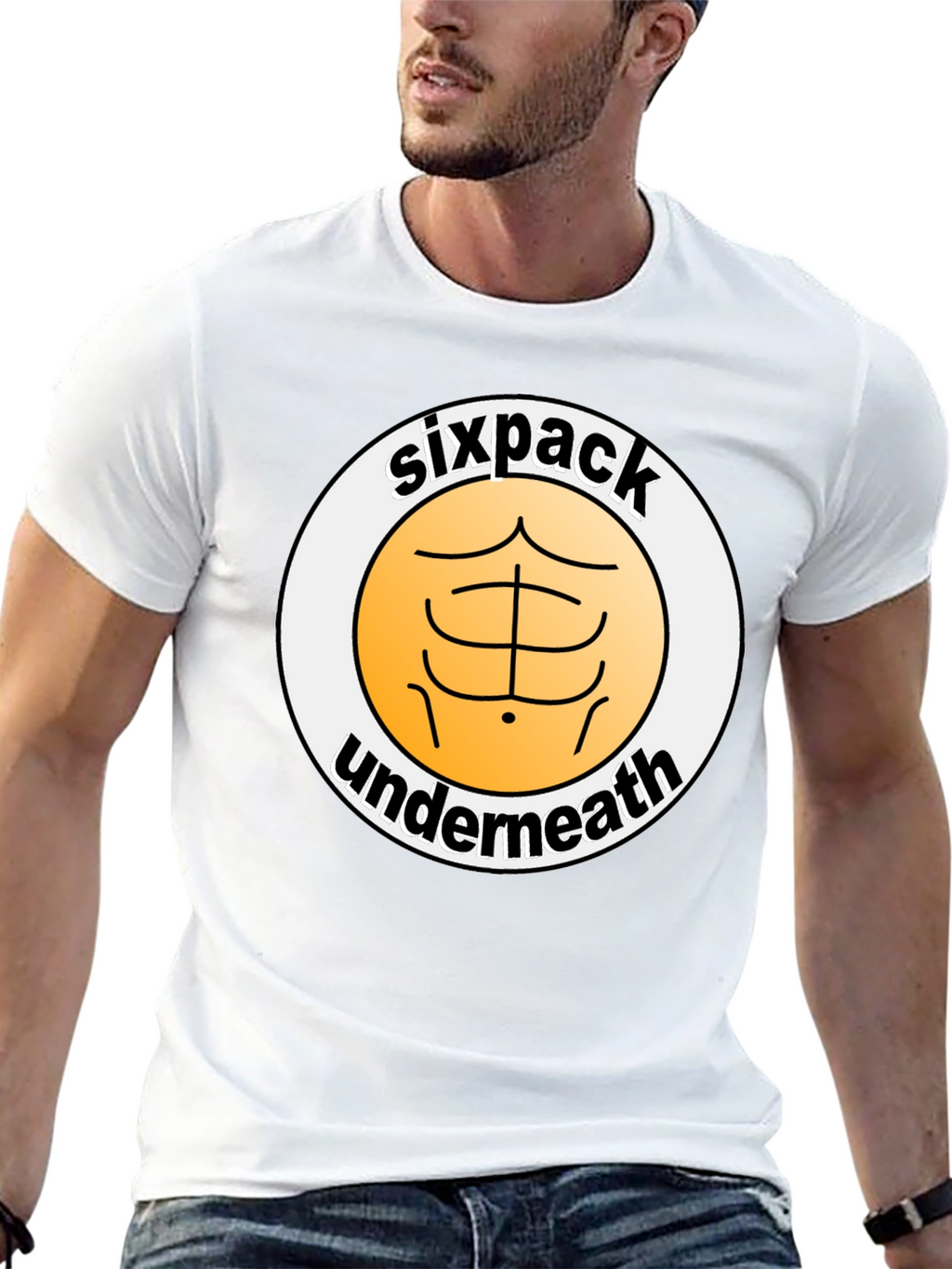 Sixpack Underneath Graphic T-Shirt