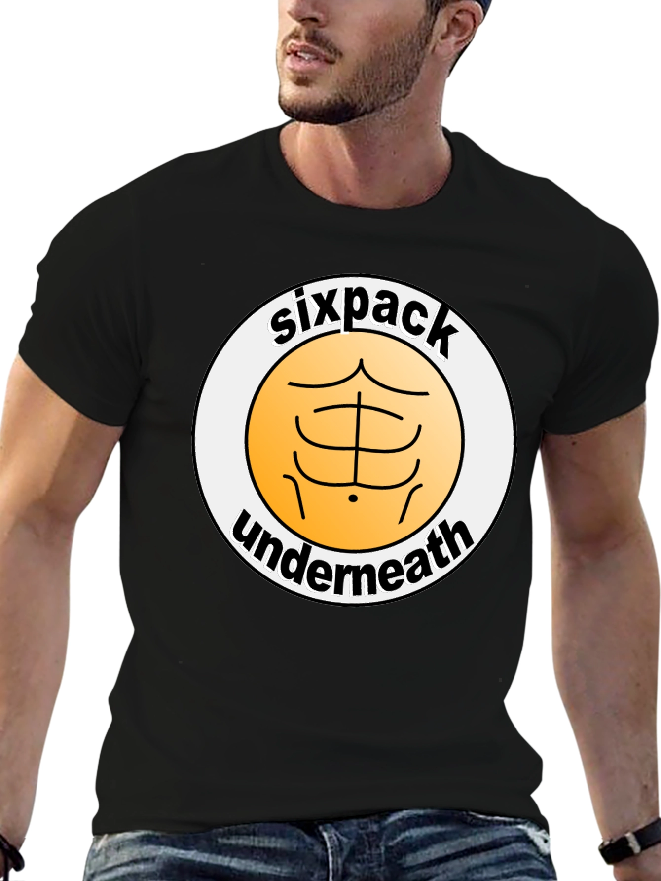 Sixpack Underneath Graphic T-Shirt