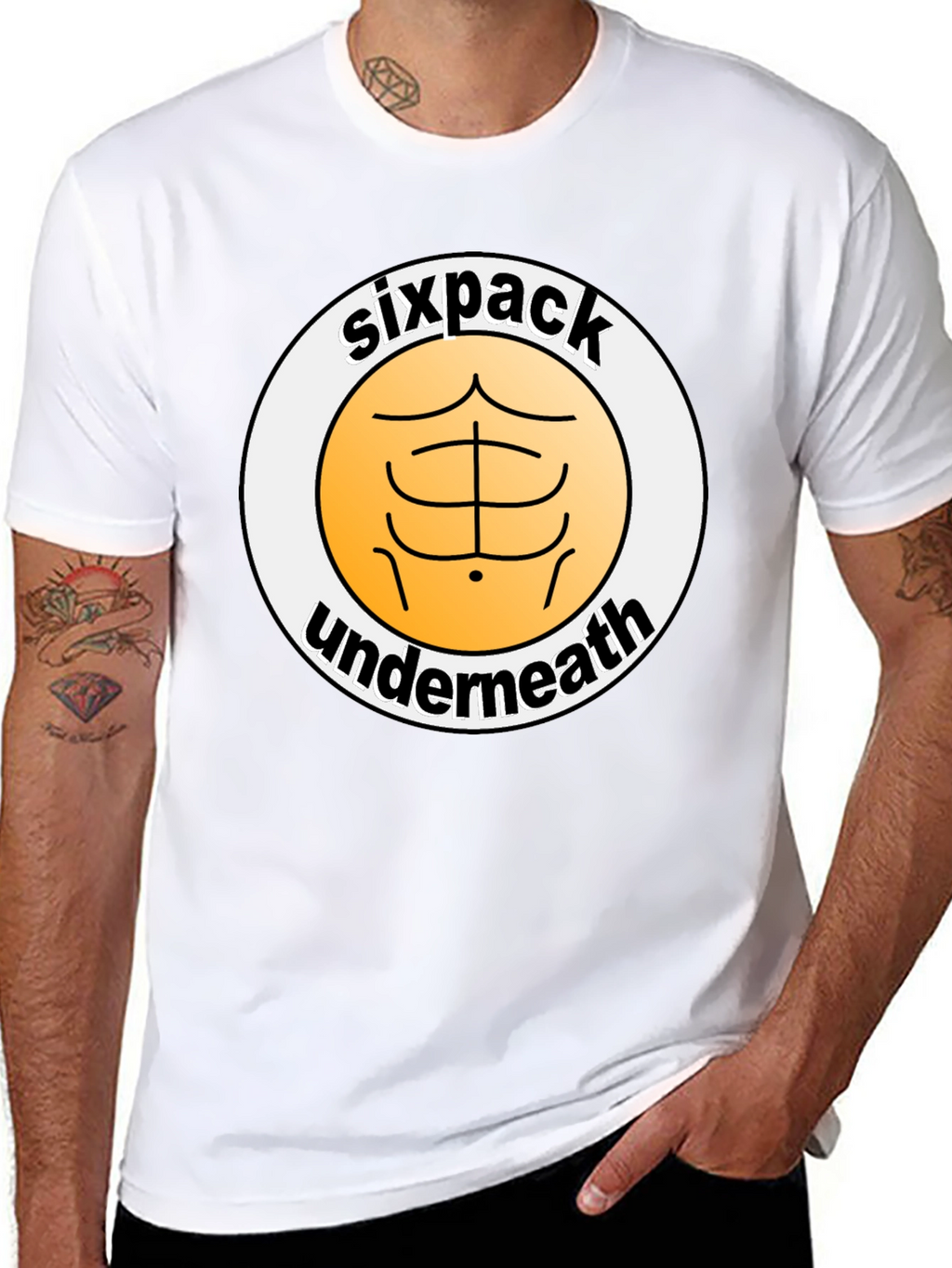 Sixpack Underneath Graphic T-Shirt