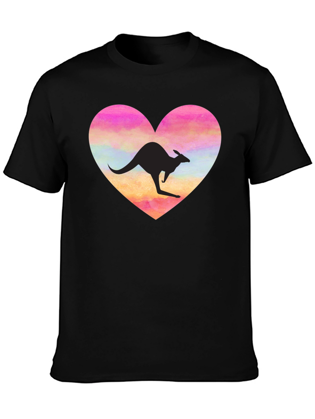 Kangaroo Heart Graphic T-Shirt - Unisex