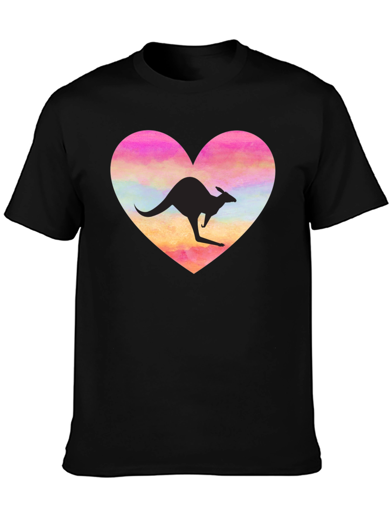 Kangaroo Heart Graphic T-Shirt - Unisex