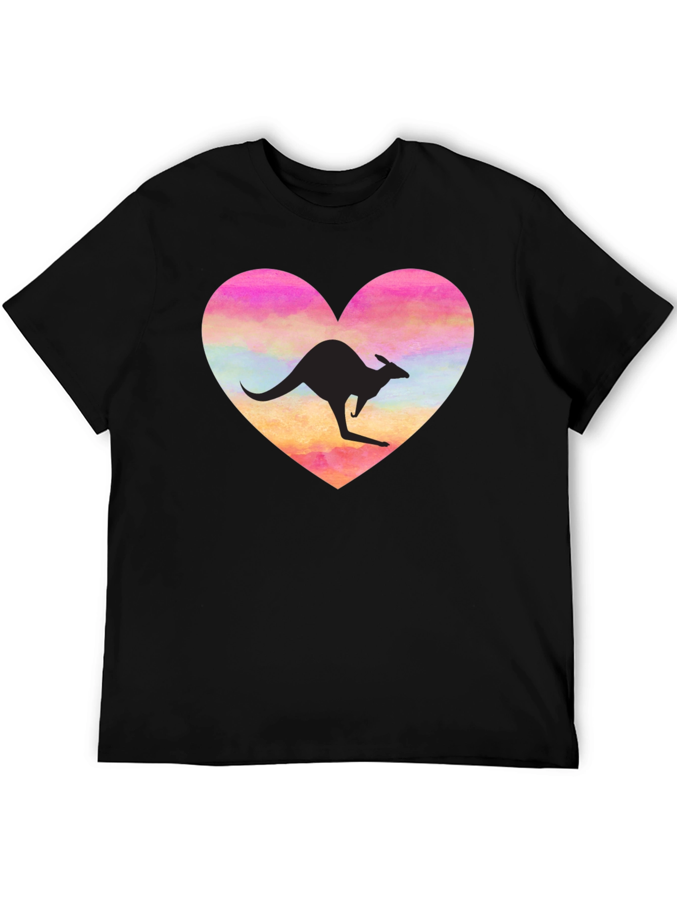 Kangaroo Heart Graphic T-Shirt - Unisex