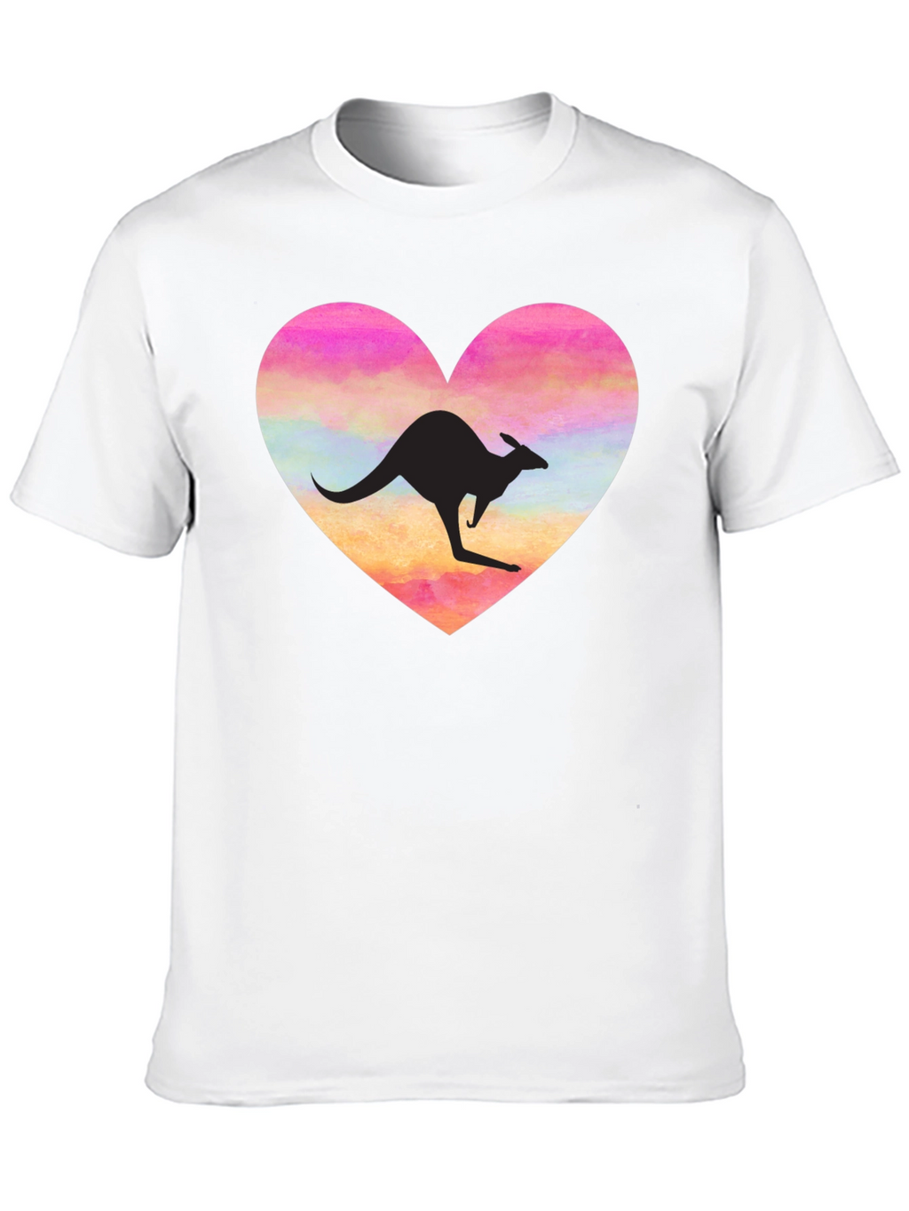 Kangaroo Heart Graphic T-Shirt - Unisex
