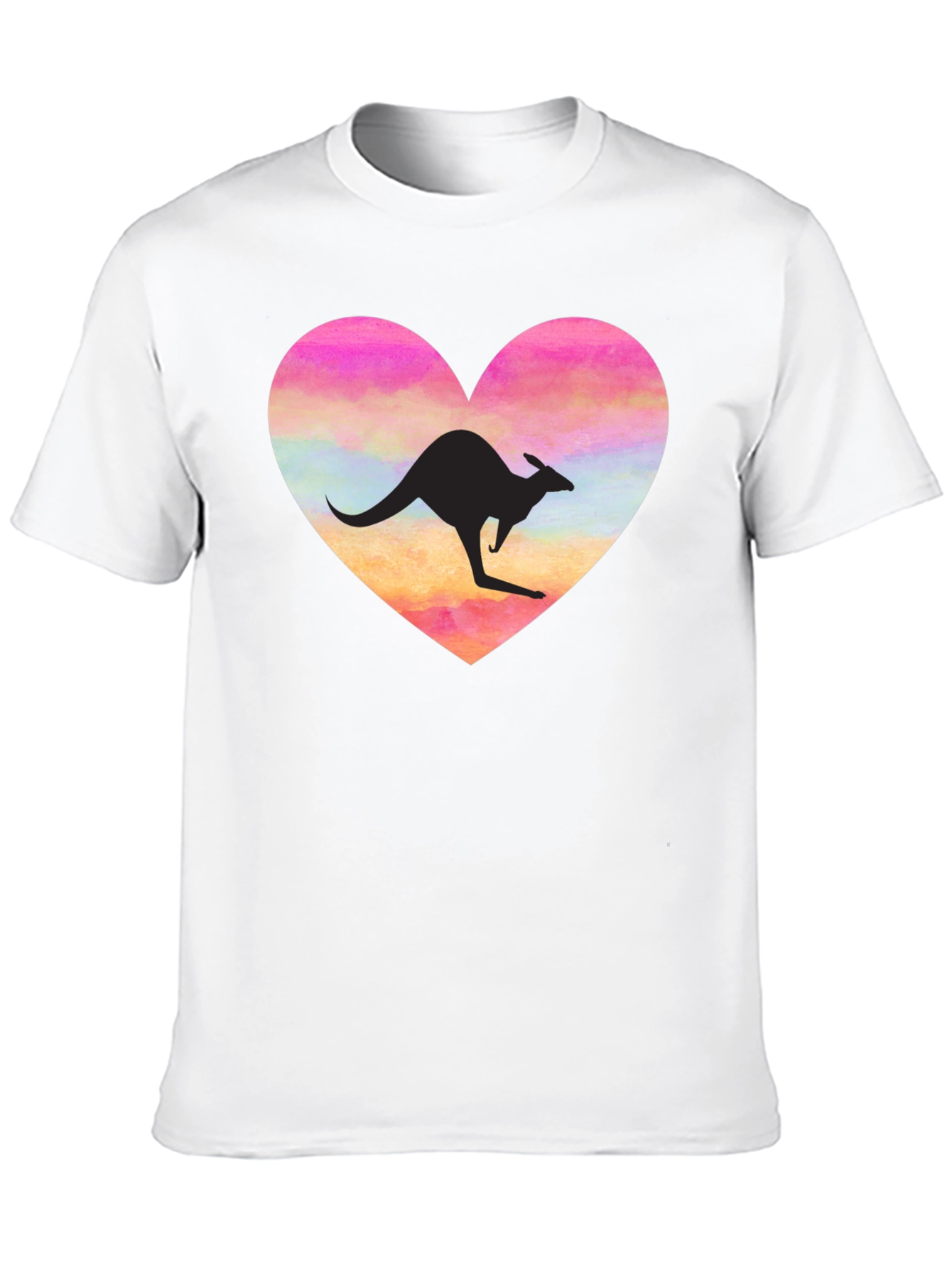 Kangaroo Heart Graphic T-Shirt - Unisex