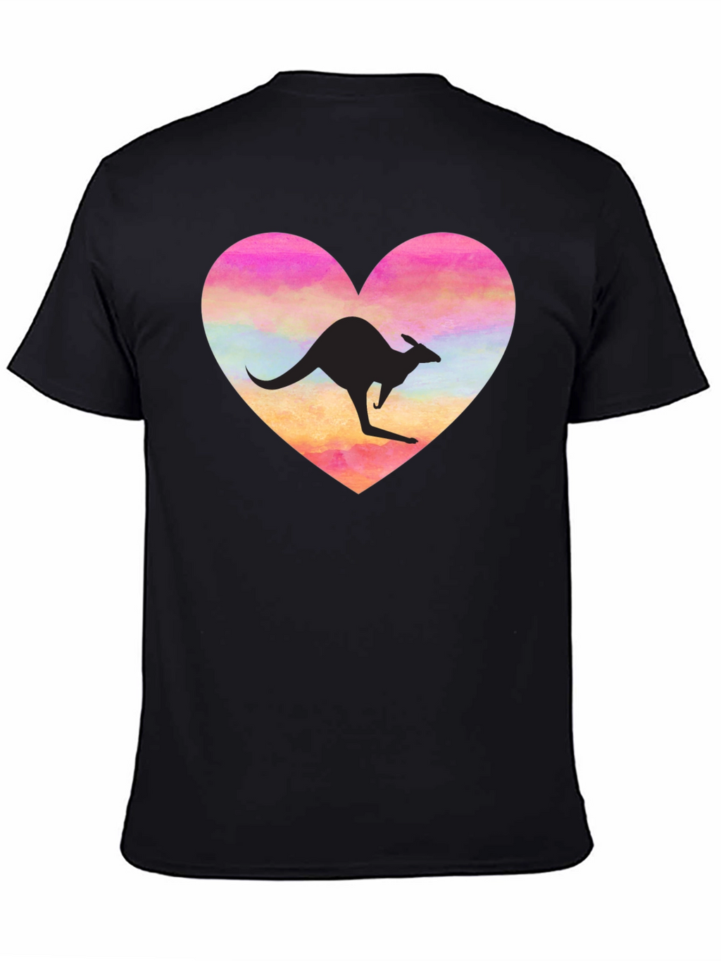 Kangaroo Heart Graphic T-Shirt - Unisex