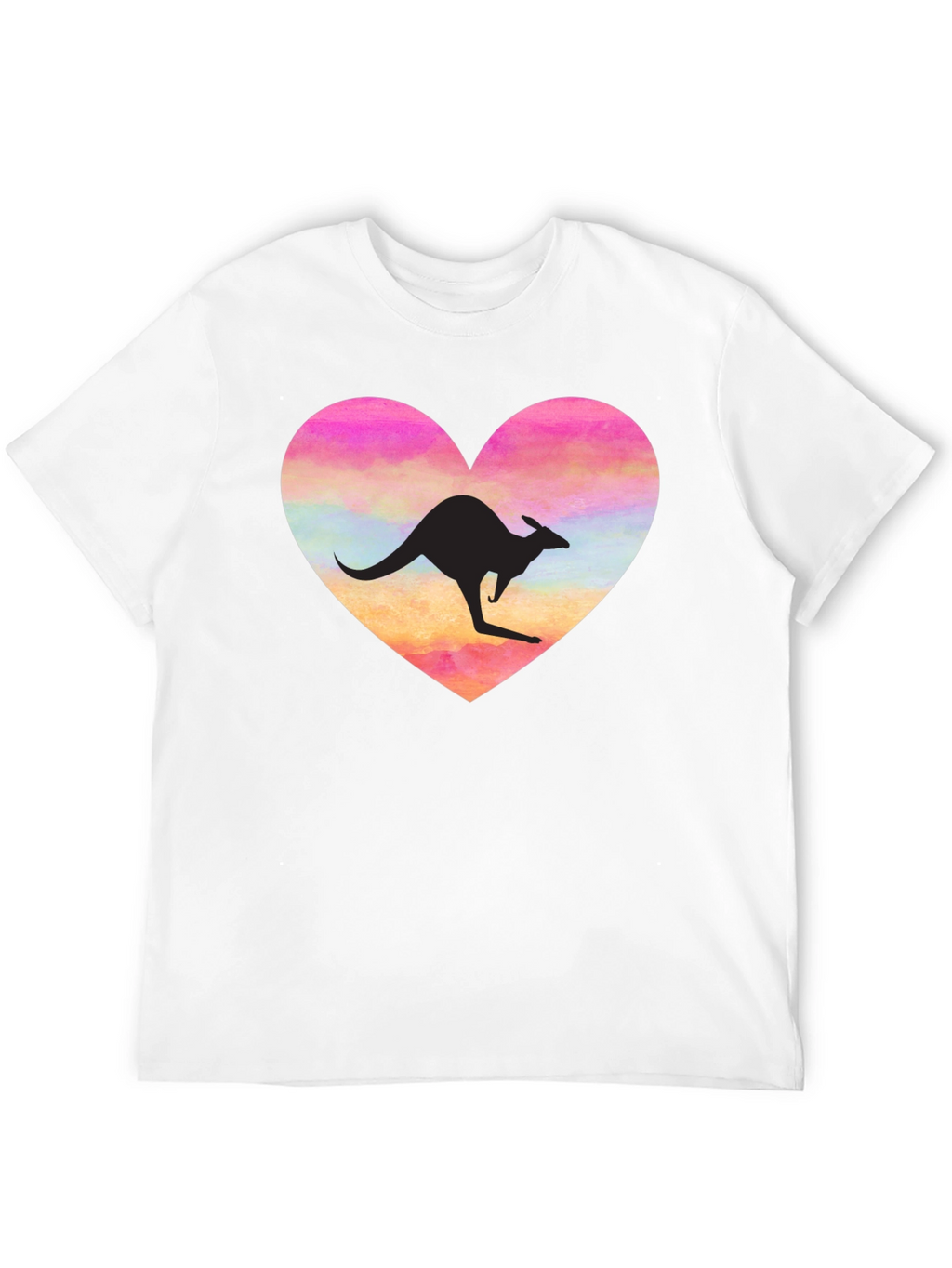 Kangaroo Heart Graphic T-Shirt - Unisex