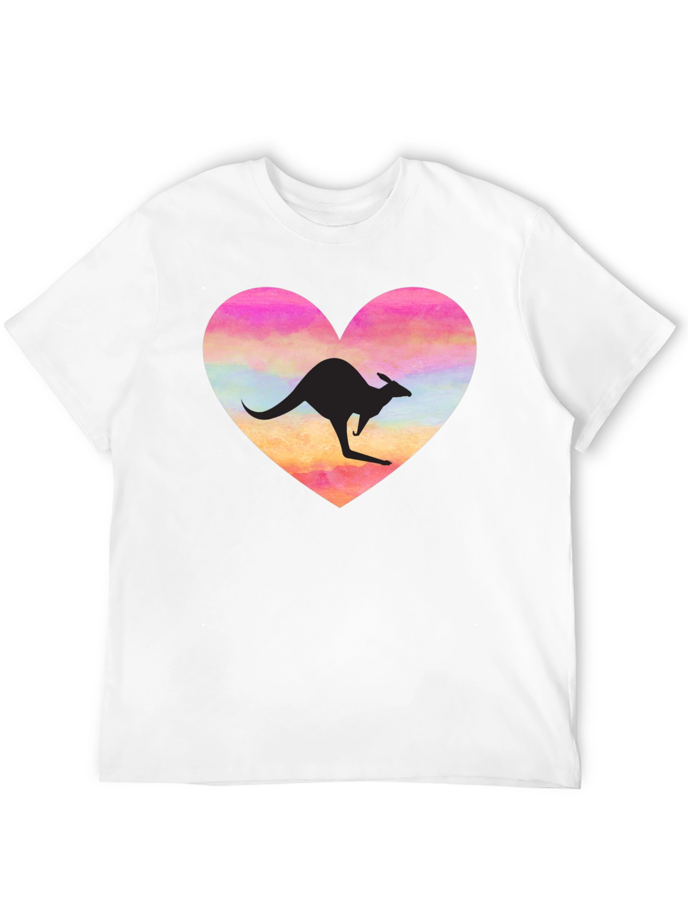 Kangaroo Heart Graphic T-Shirt - Unisex