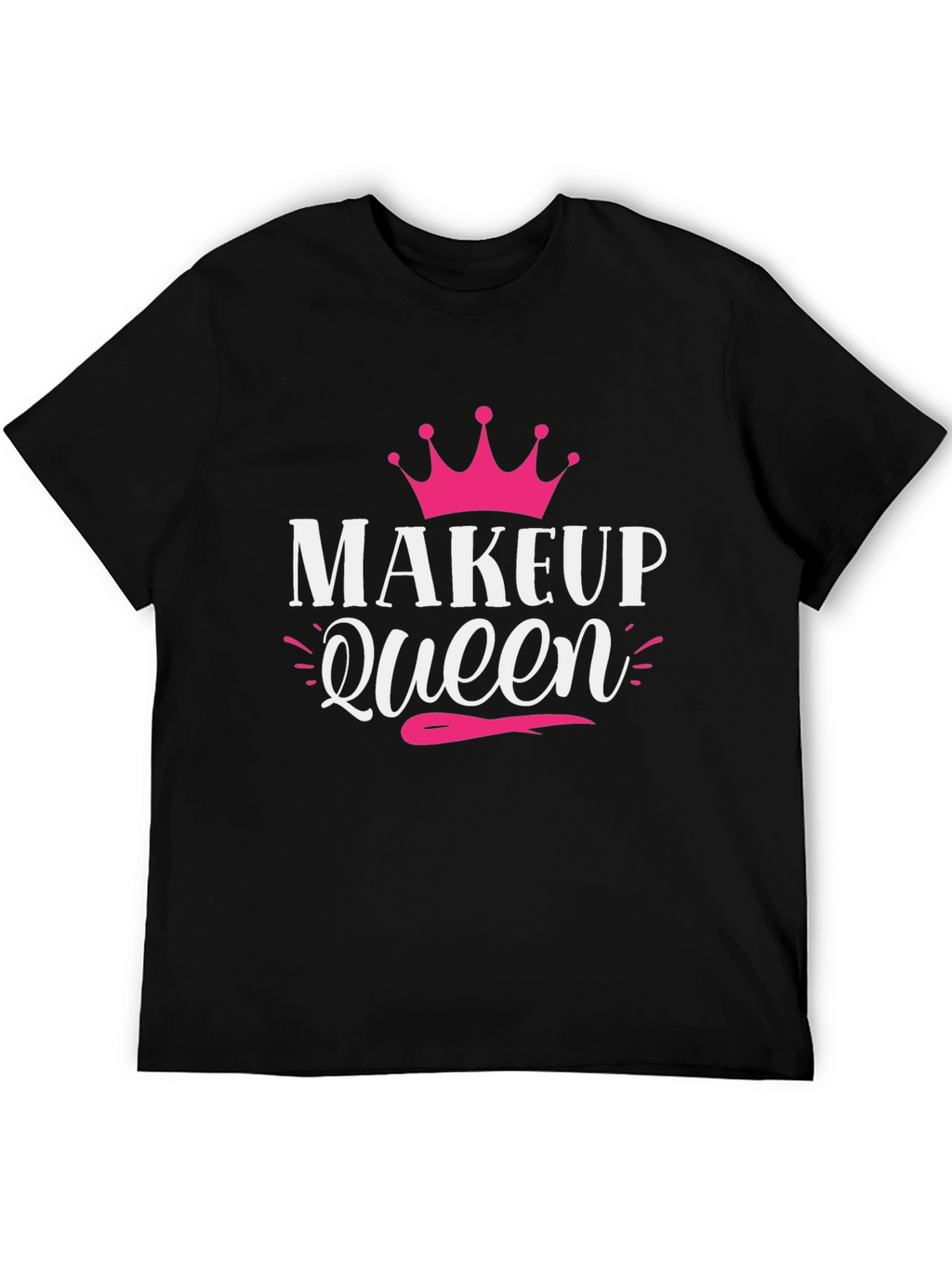 Makeup Queen Graphic Tee - Trendy Fashion