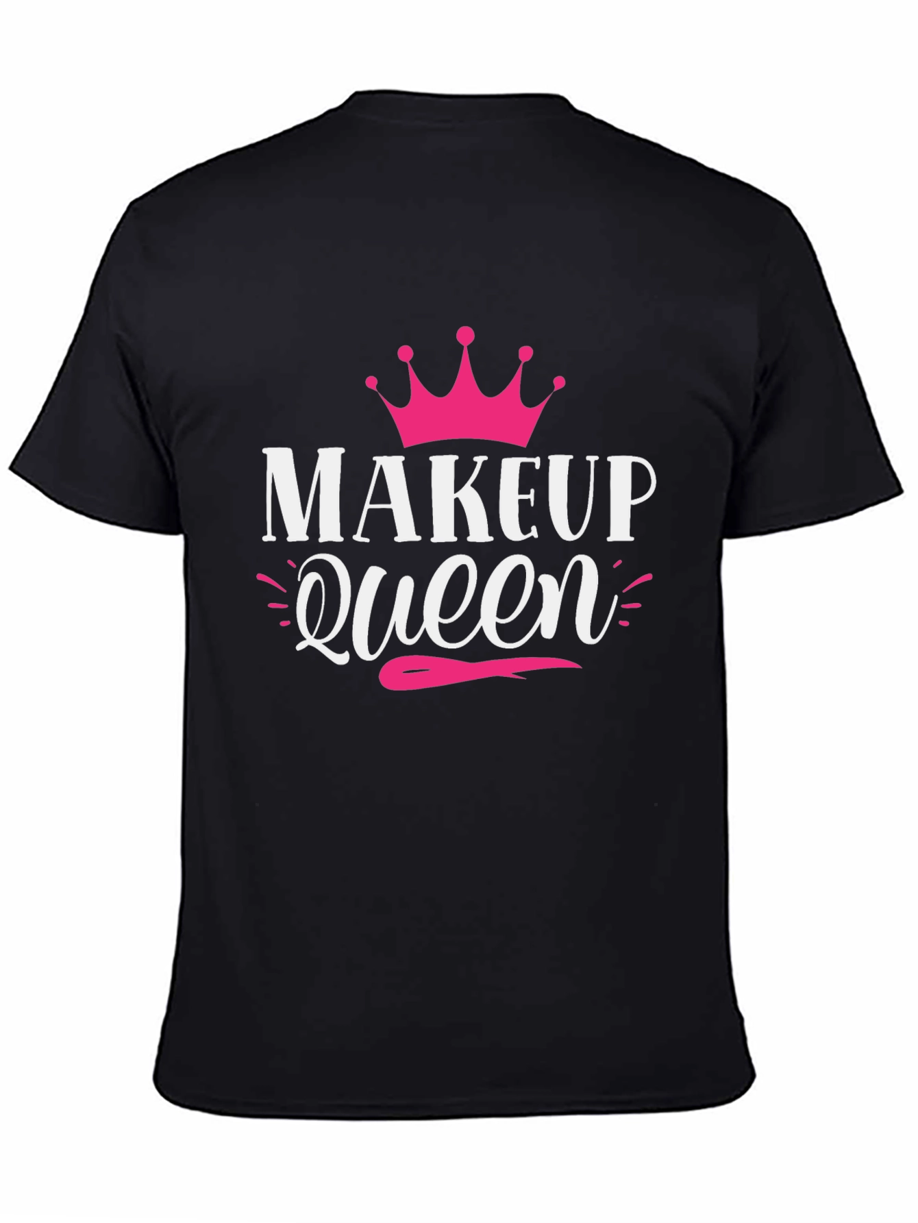 Makeup Queen Graphic Tee - Trendy Fashion
