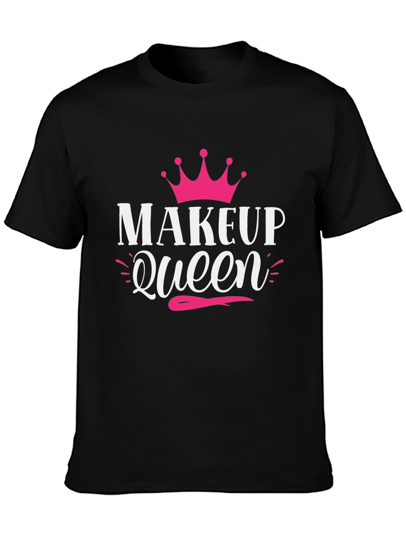 Makeup Queen Graphic Tee - Trendy Fashion