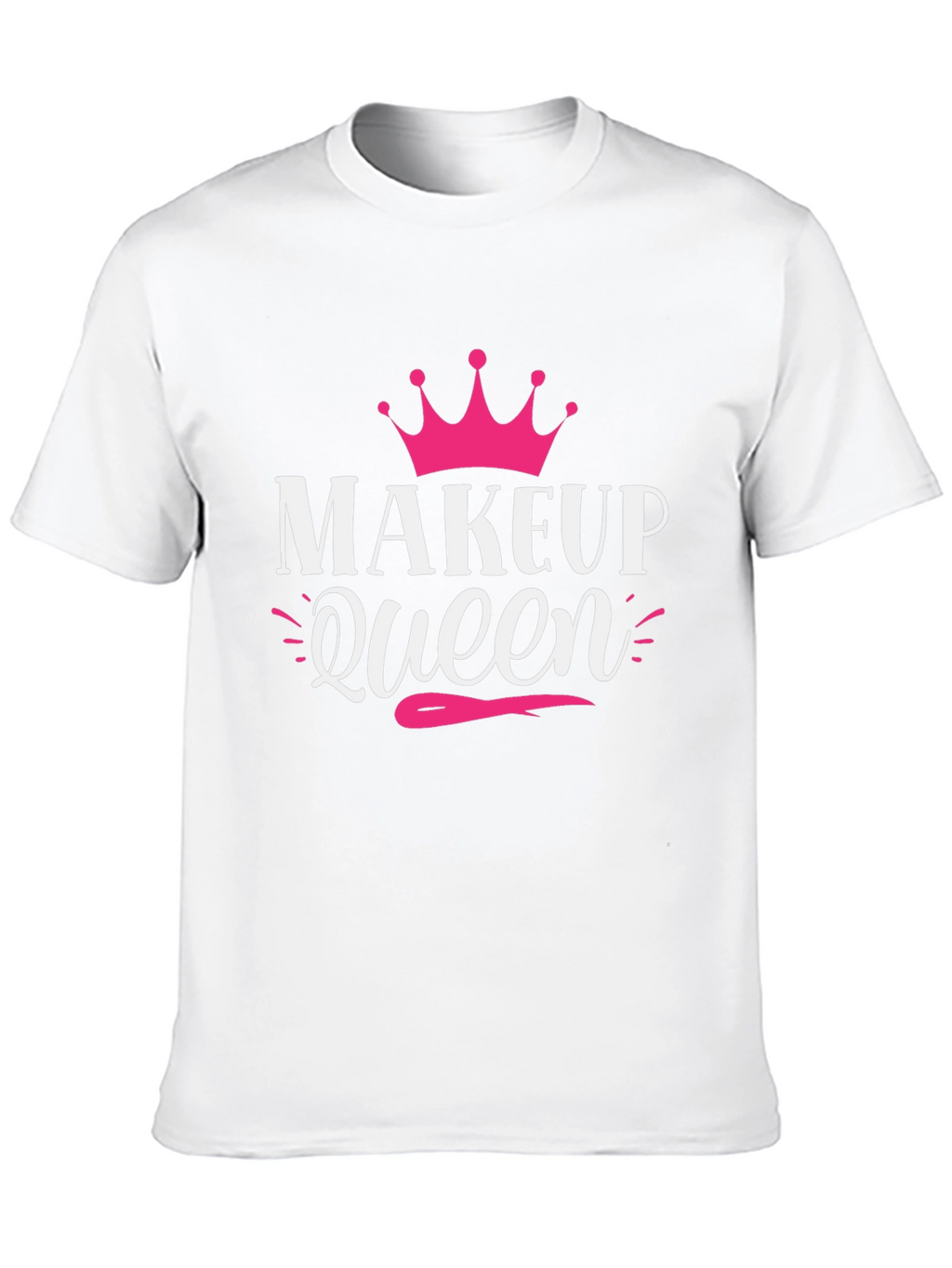 Makeup Queen Graphic Tee - Trendy Fashion