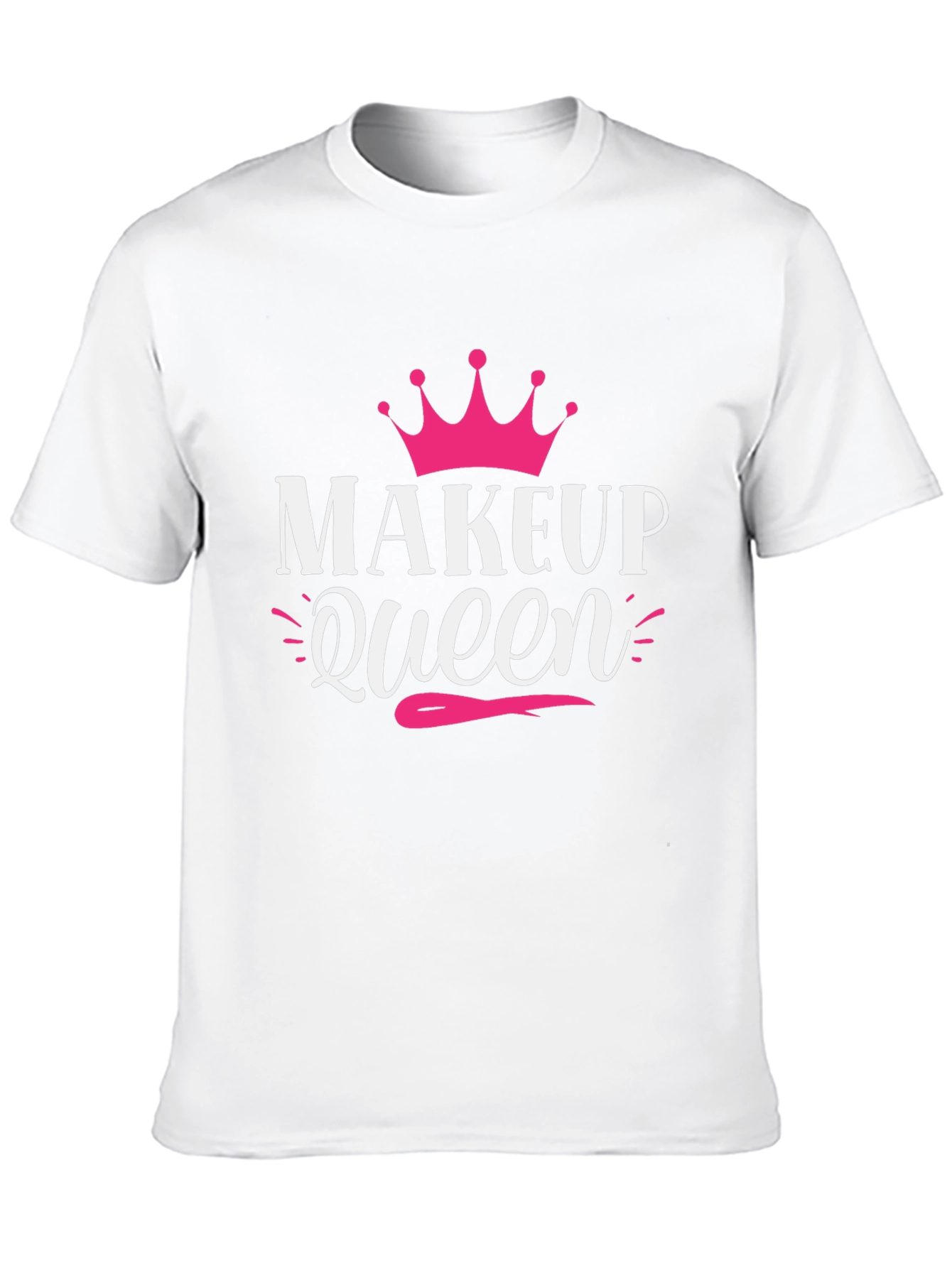 Makeup Queen Graphic Tee - Trendy Fashion