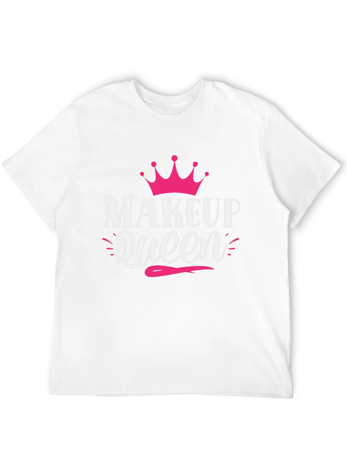 Makeup Queen Graphic Tee - Trendy Fashion