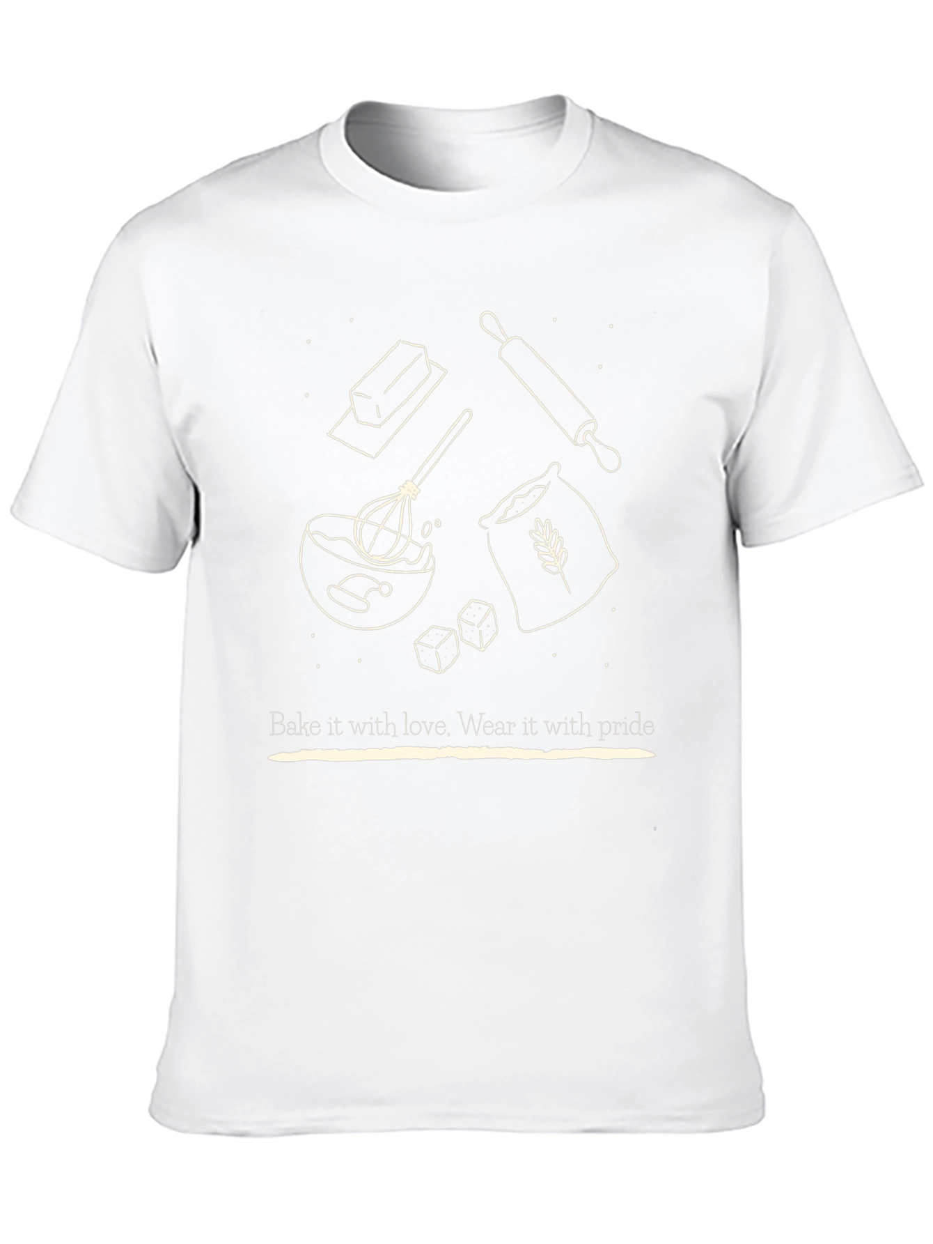 Bake with Love Graphic T-Shirt