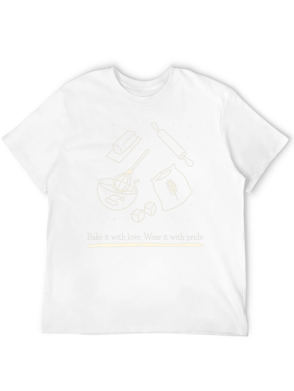 Bake with Love Graphic T-Shirt