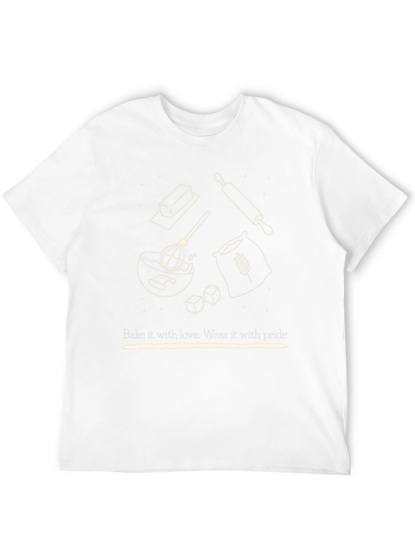 Bake with Love Graphic T-Shirt