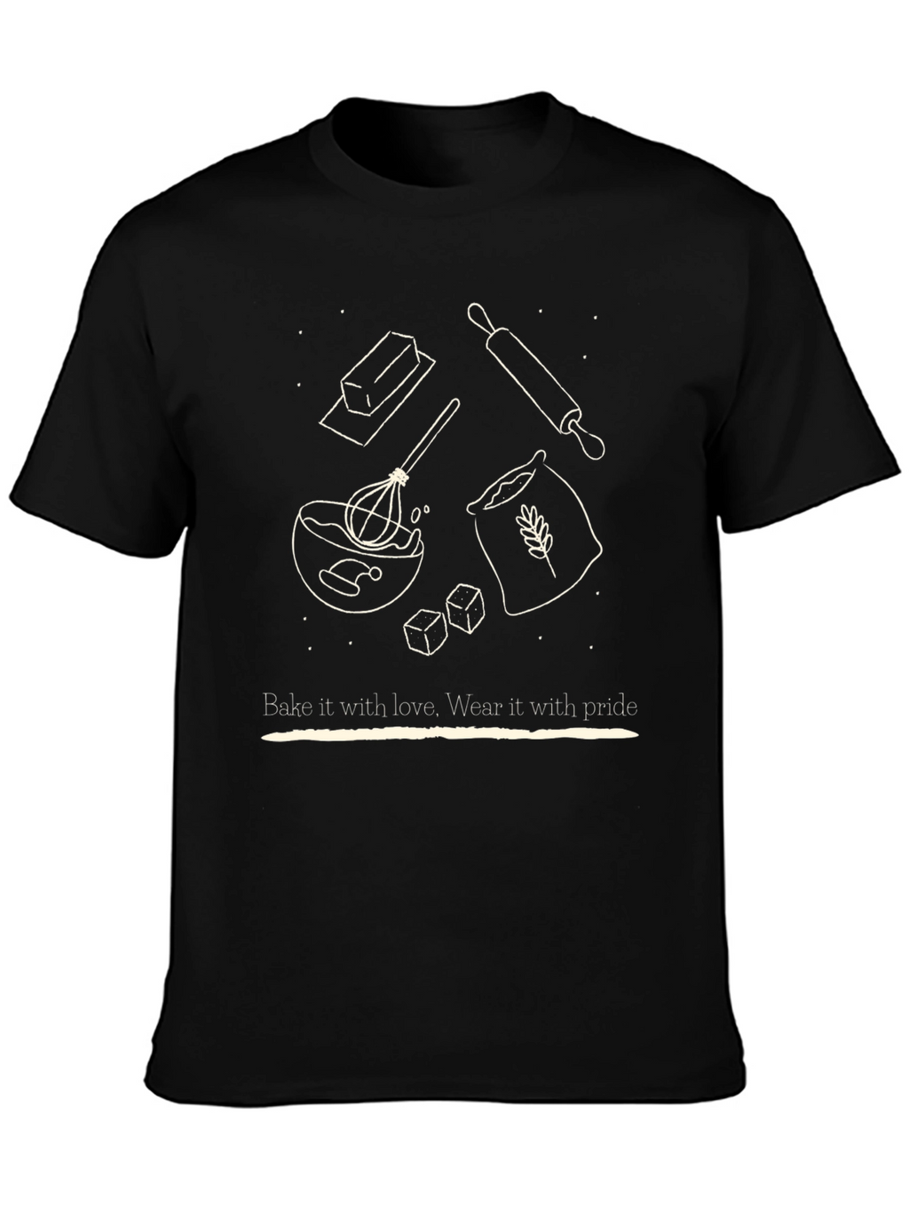 Bake with Love Graphic T-Shirt