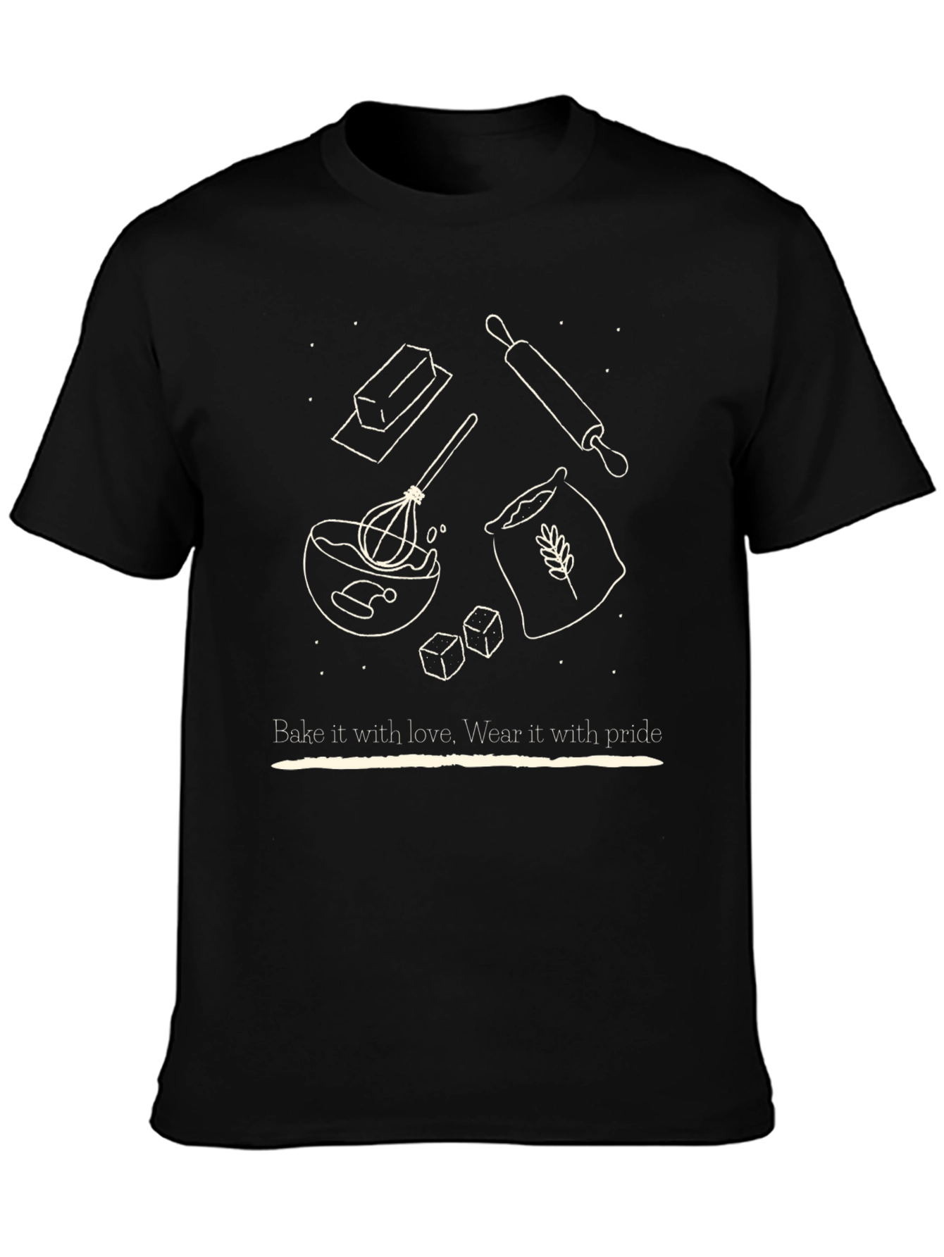 Bake with Love Graphic T-Shirt