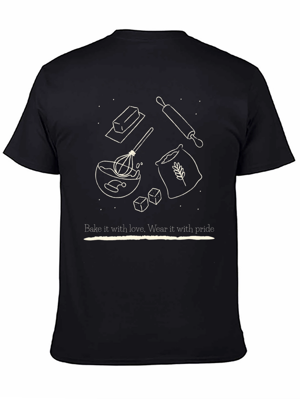 Bake with Love Graphic T-Shirt